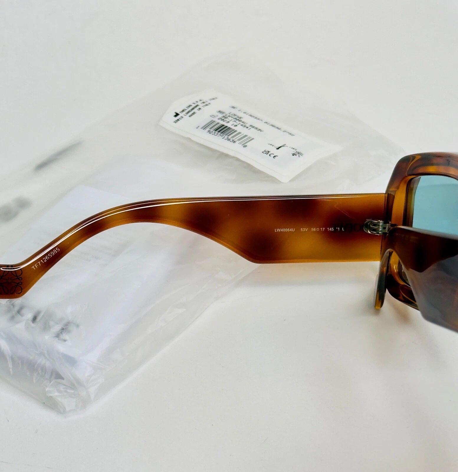 Loewe LOEWE PAULA IBIZA Square LW40064U Brown Blue 40064 Unisex Size ONE SIZE - 3 Thumbnail