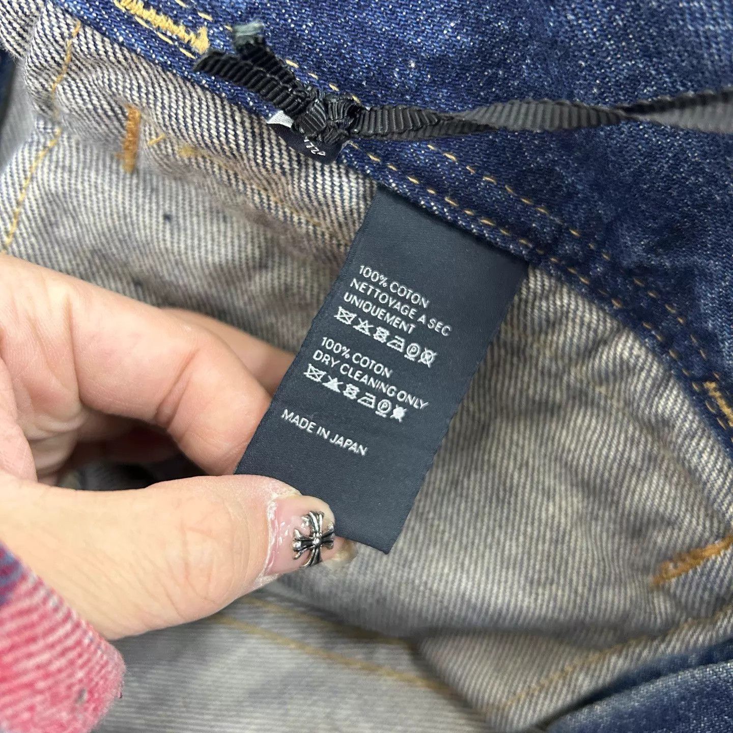 Celine Celine New with tags Triomphe Chain Denim 29 Size 29" - 5 Thumbnail