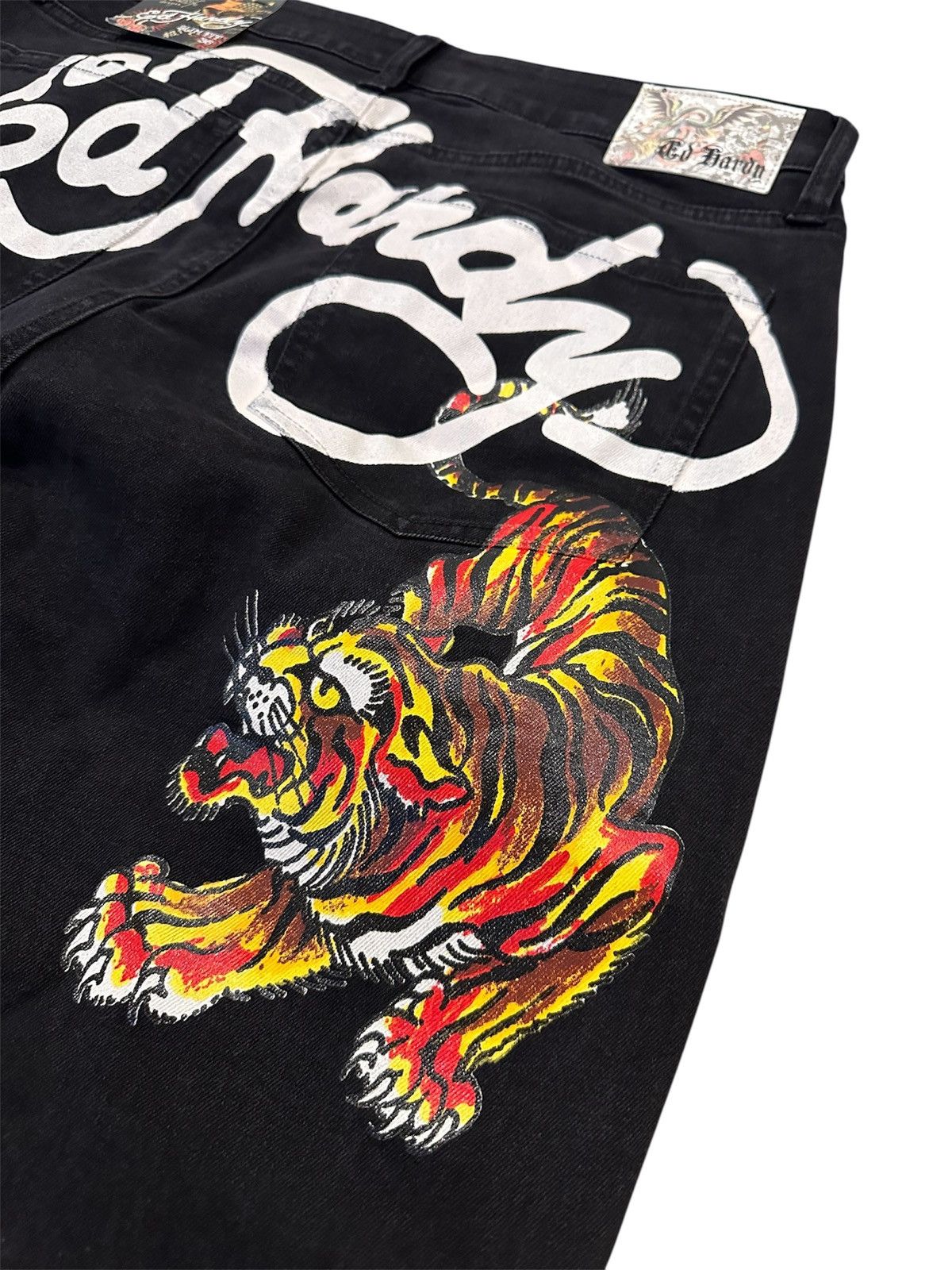 Ed Hardy Ed Hardy Crawling Tiger Size 36 Slim Fit Jeans Black New Size US 36 / EU 52 - 5 Thumbnail