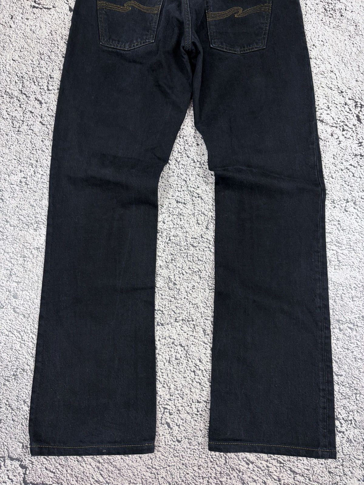 Nudie Jeans Nudie Jeans Black Contrast Stitch Denim Pants 30 Size US 30 / EU 46 - 7 Thumbnail