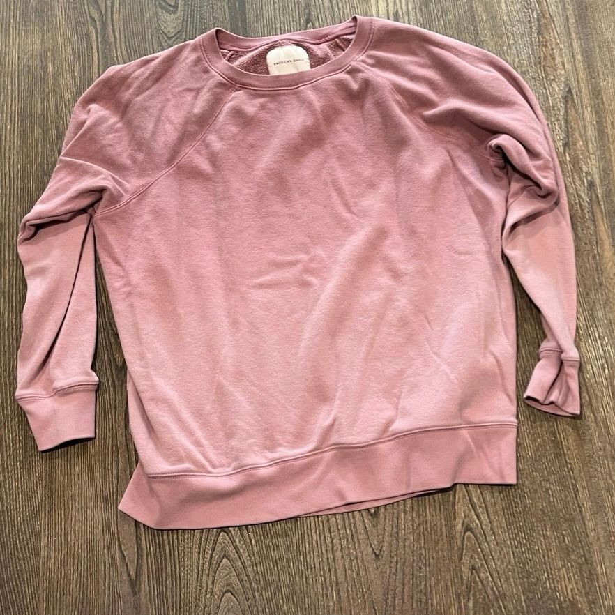 American Eagle Outfitters American Eagle Pullover Sweatshirt Jegging Fit Pink Size M Size M / US 6-8 / IT 42-44 - 1 Thumbnail