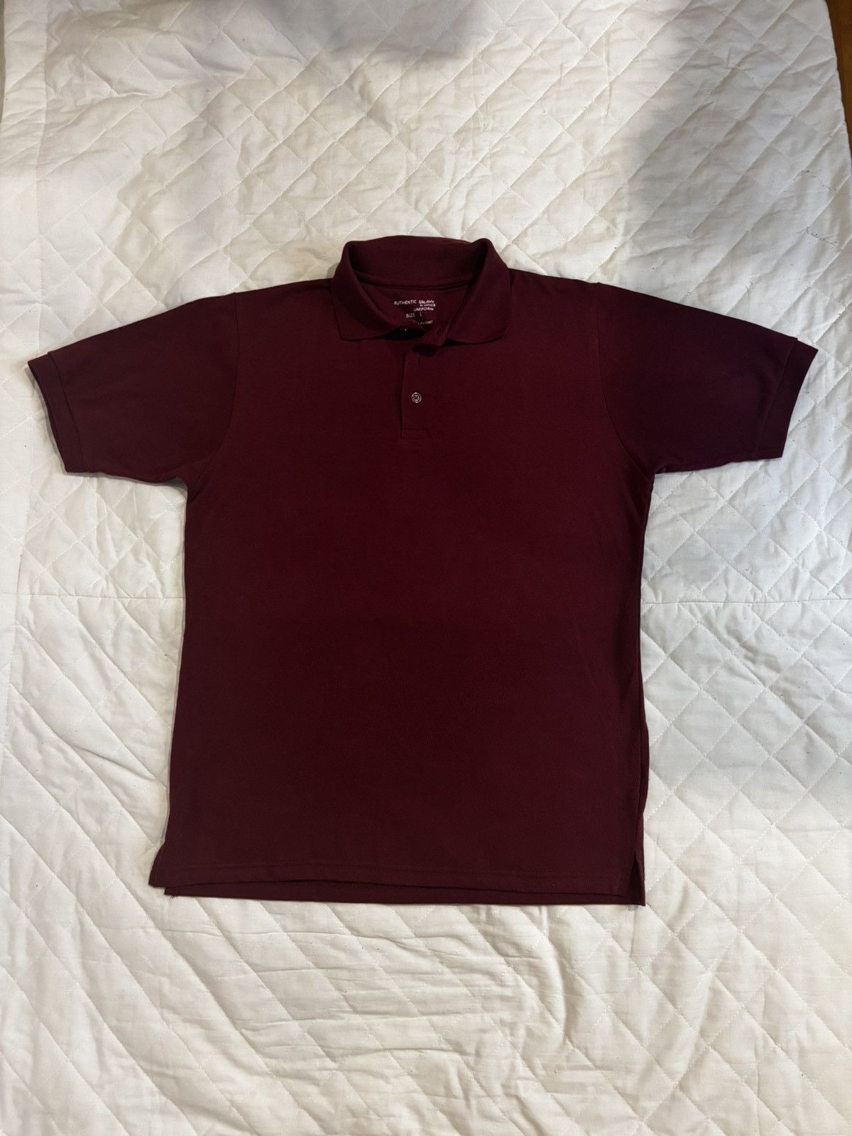 Other Burgundy Polo Shirt.mt037 Size US S / EU 44-46 / 1 - 1 Thumbnail