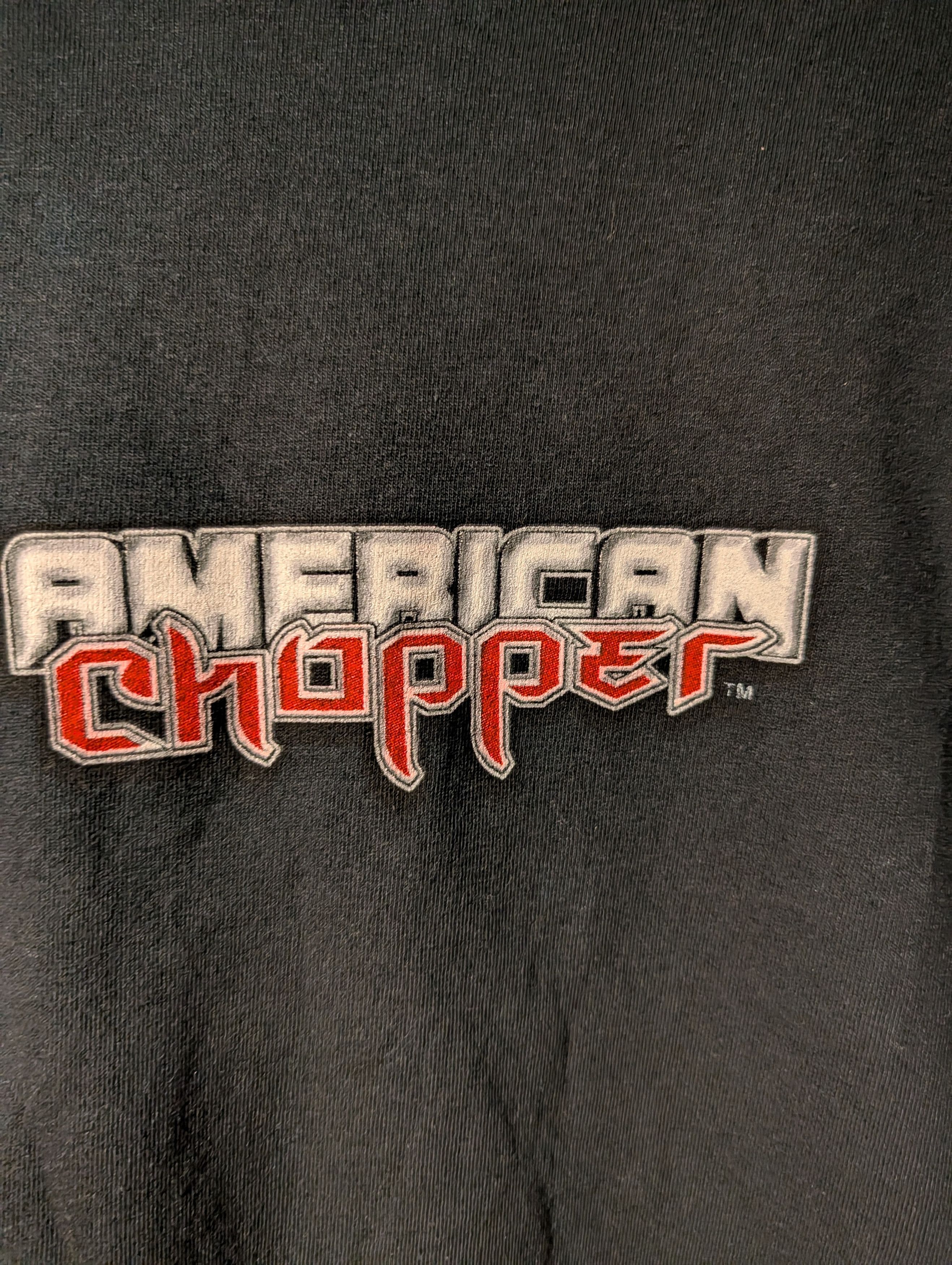 West Coast Choppers Vintage 2004 American Choppers Fire Motorcycle Flame T-Shirt Size US XL / EU 56 / 4 - 4 Thumbnail