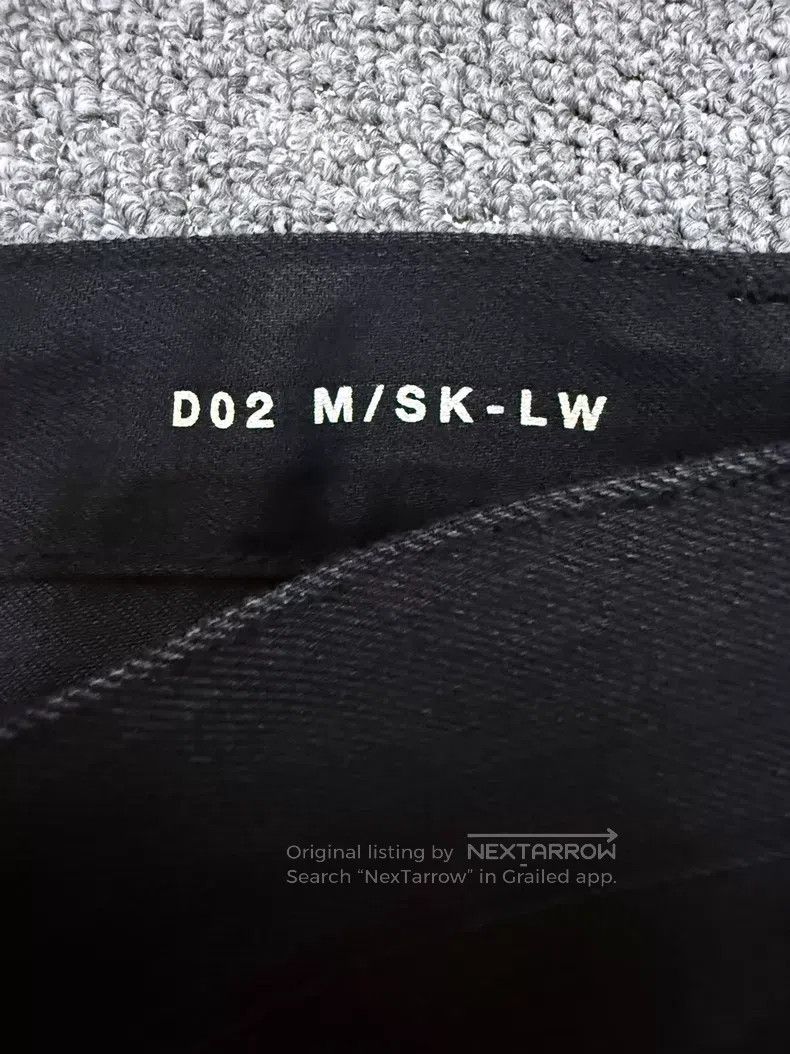 Saint Laurent Paris Saint Laurent Paris Black Knife Cut Destroyed Denim Jeans Size US 26 / EU 42 - 3 Thumbnail