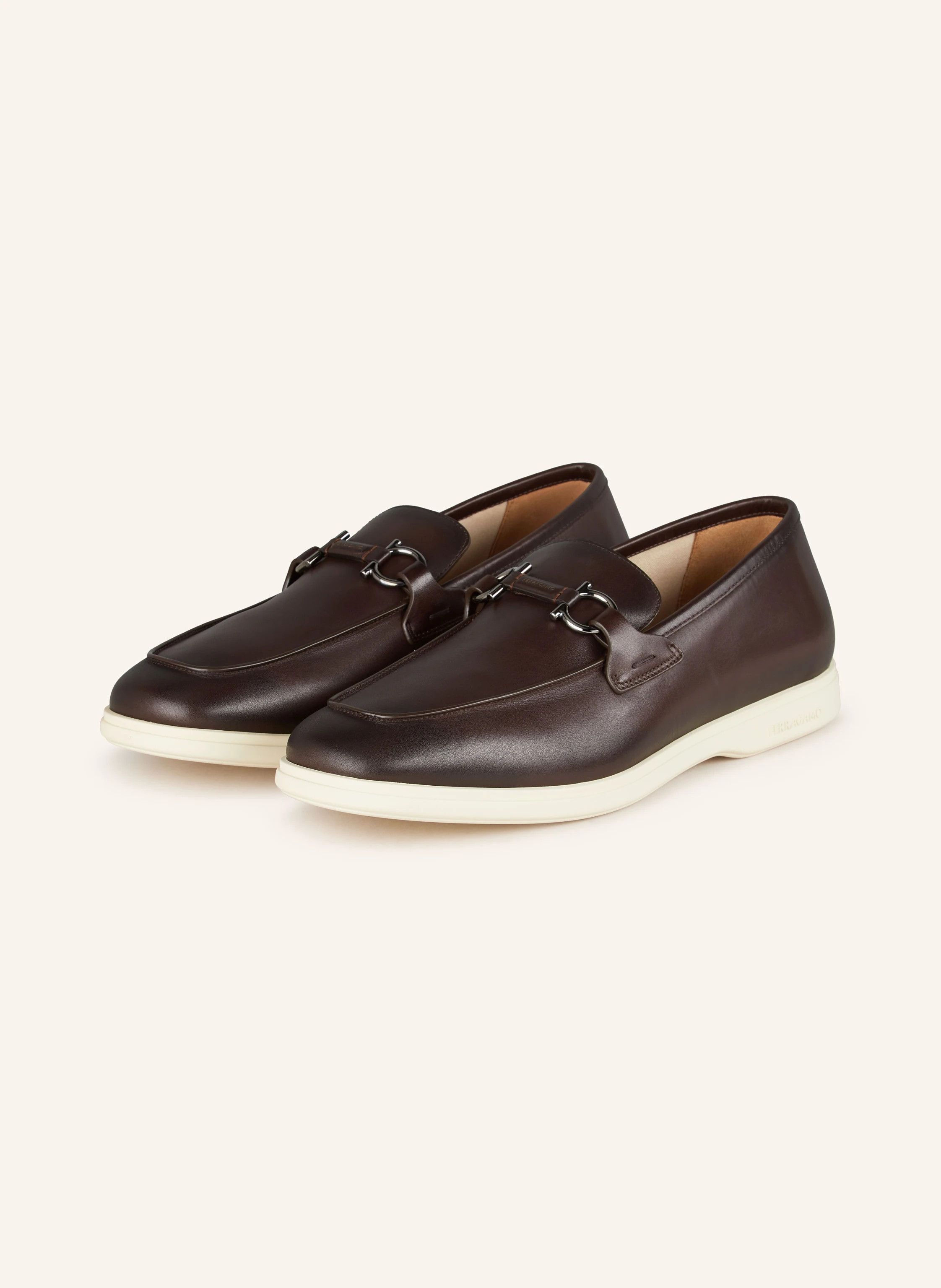 Salvatore Ferragamo o1s22i1n0225 Loafers in Brown Size US 7.5 / EU 40-41 - 4 Thumbnail