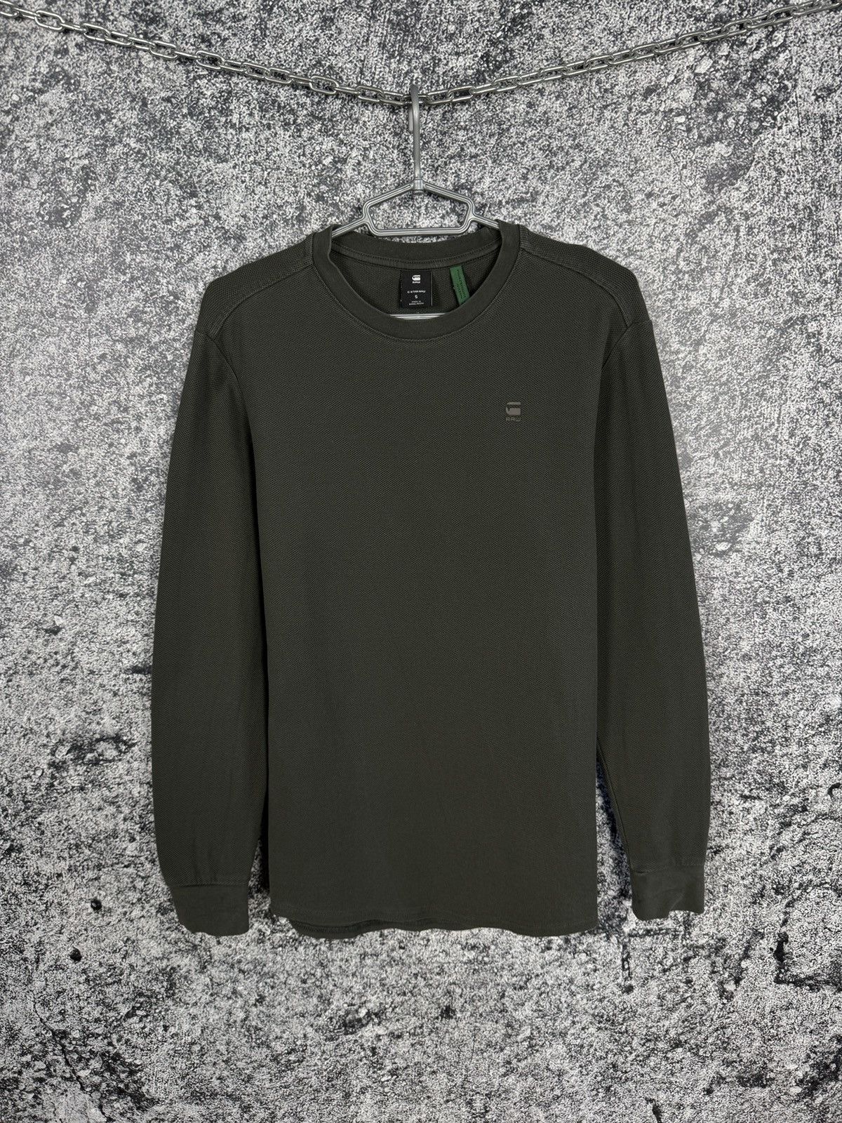G-Star Men’s G-Star Raw Lash R T L/S Sweatshirt Pullover Size S Size US S / EU 44-46 / 1 - 1 Thumbnail