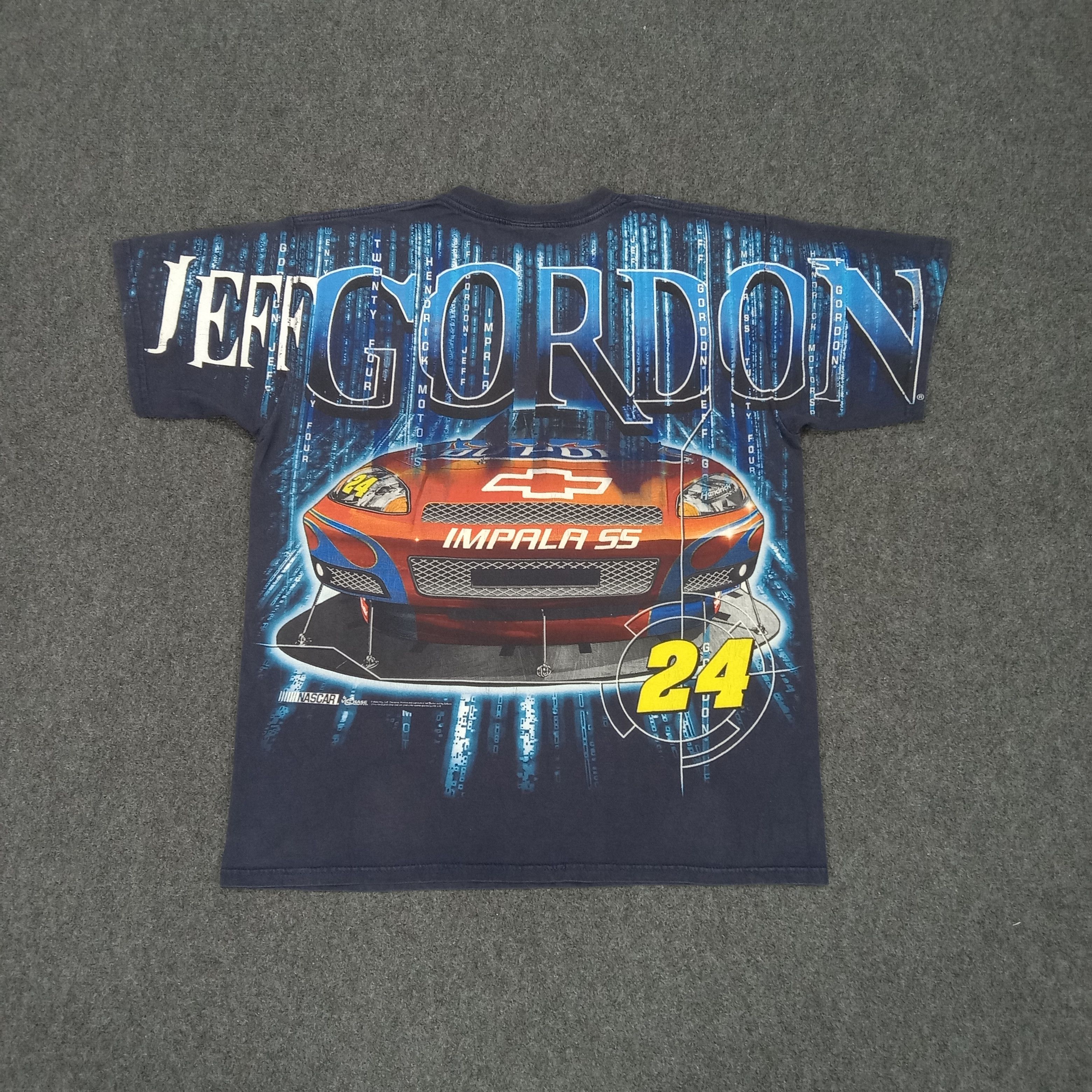 Vintage Gordon Impala Chevy 24 Overprint Nascar Tshirt | Grailed