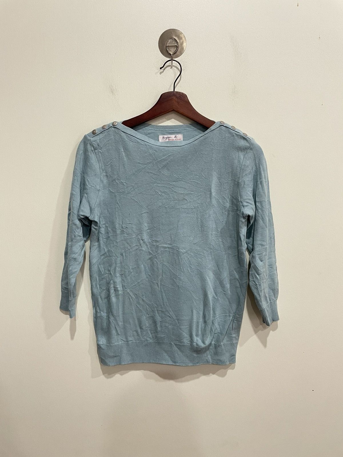 agnes b. Agnes B. Shoulder Button Blouse Size M / US 6-8 / IT 42-44 - 1 Thumbnail