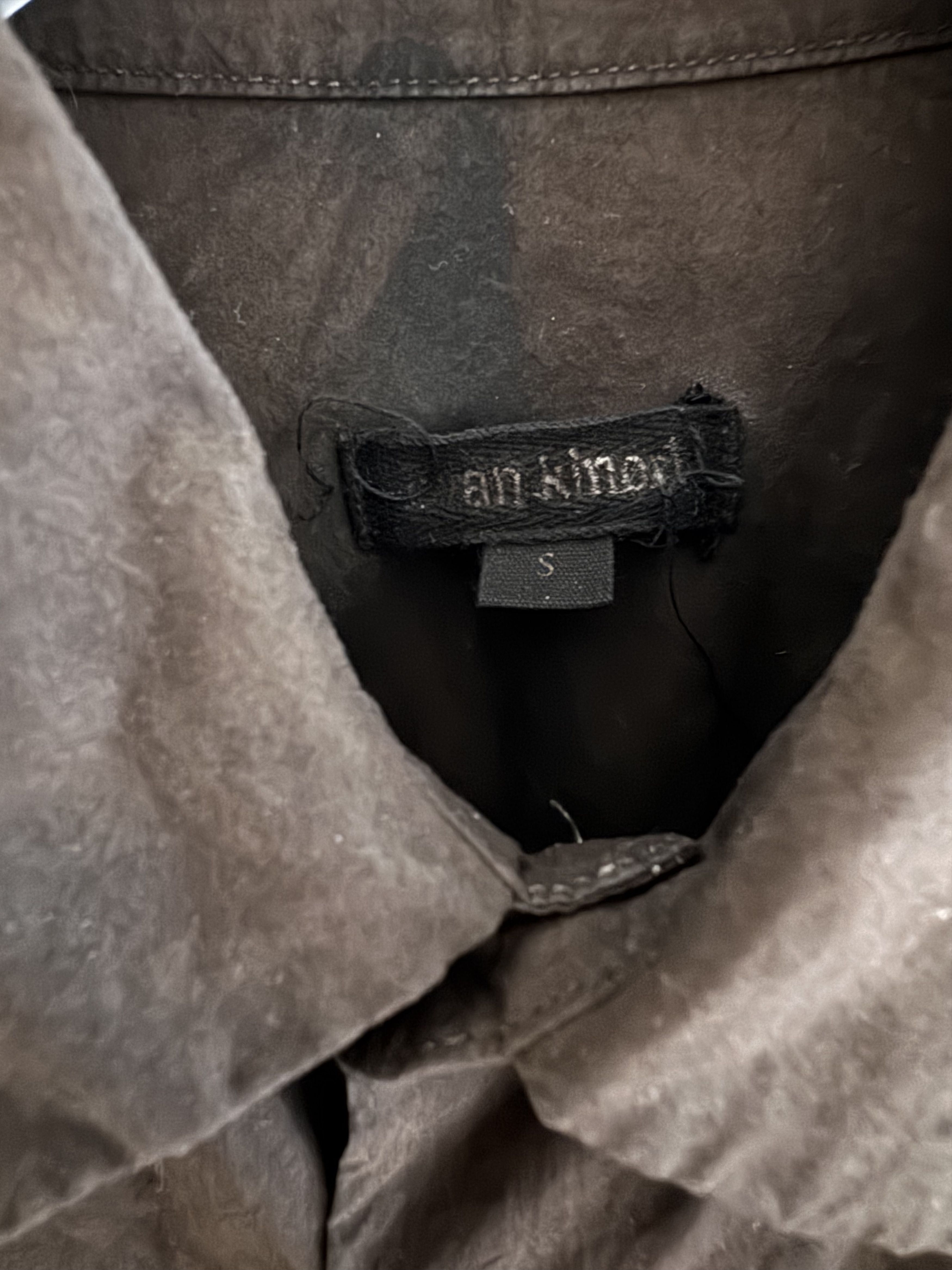 Evan Kinori Evan Kinori Big Shirt Two Cotton Typewriter Cloth Mud Dye Size US S / EU 44-46 / 1 - 4 Thumbnail