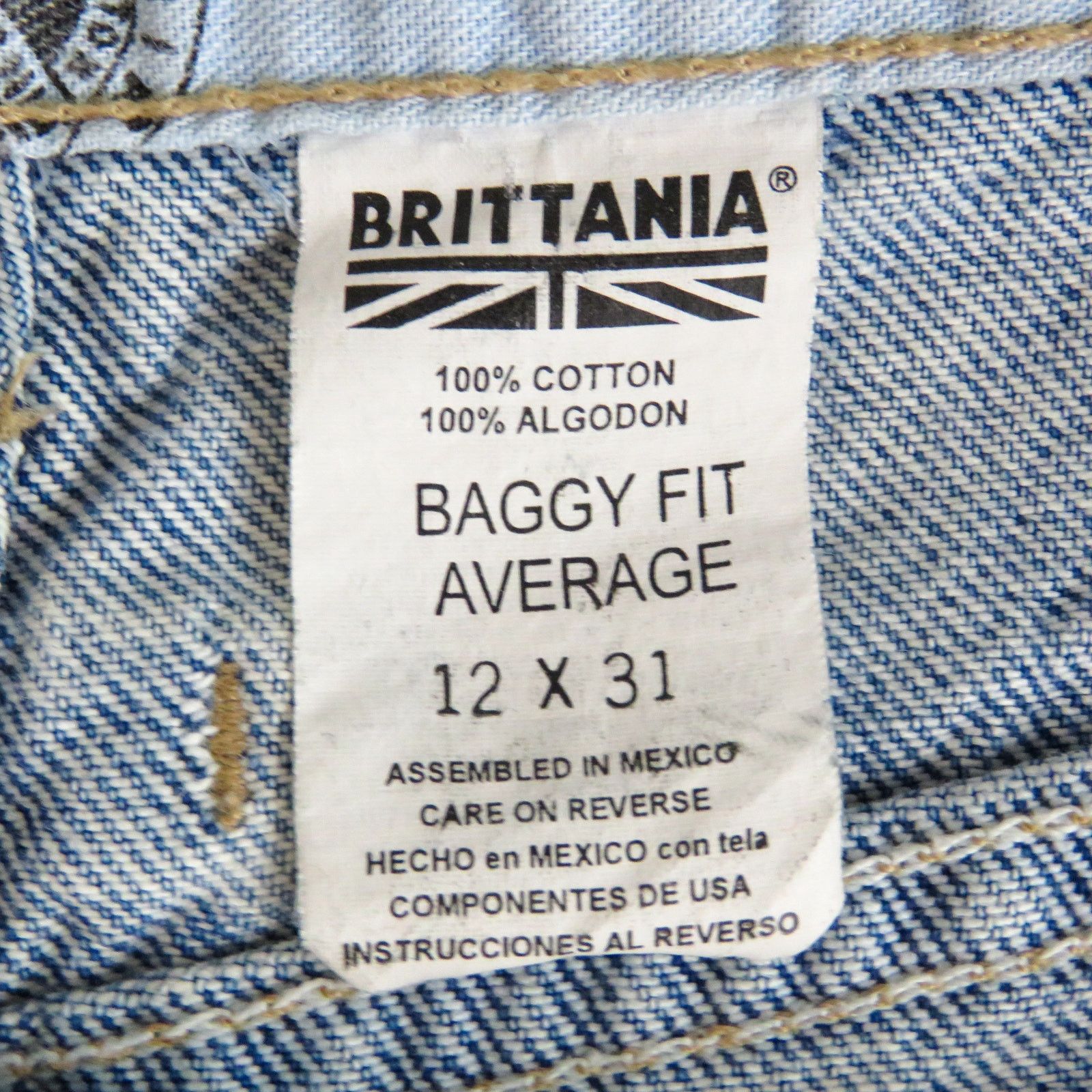 Vintage 1990s Vintage Mom Jeans Baggy Fit Tapered Yoke Jeans 30" Size 30" / US 8 / IT 44 - 6 Thumbnail
