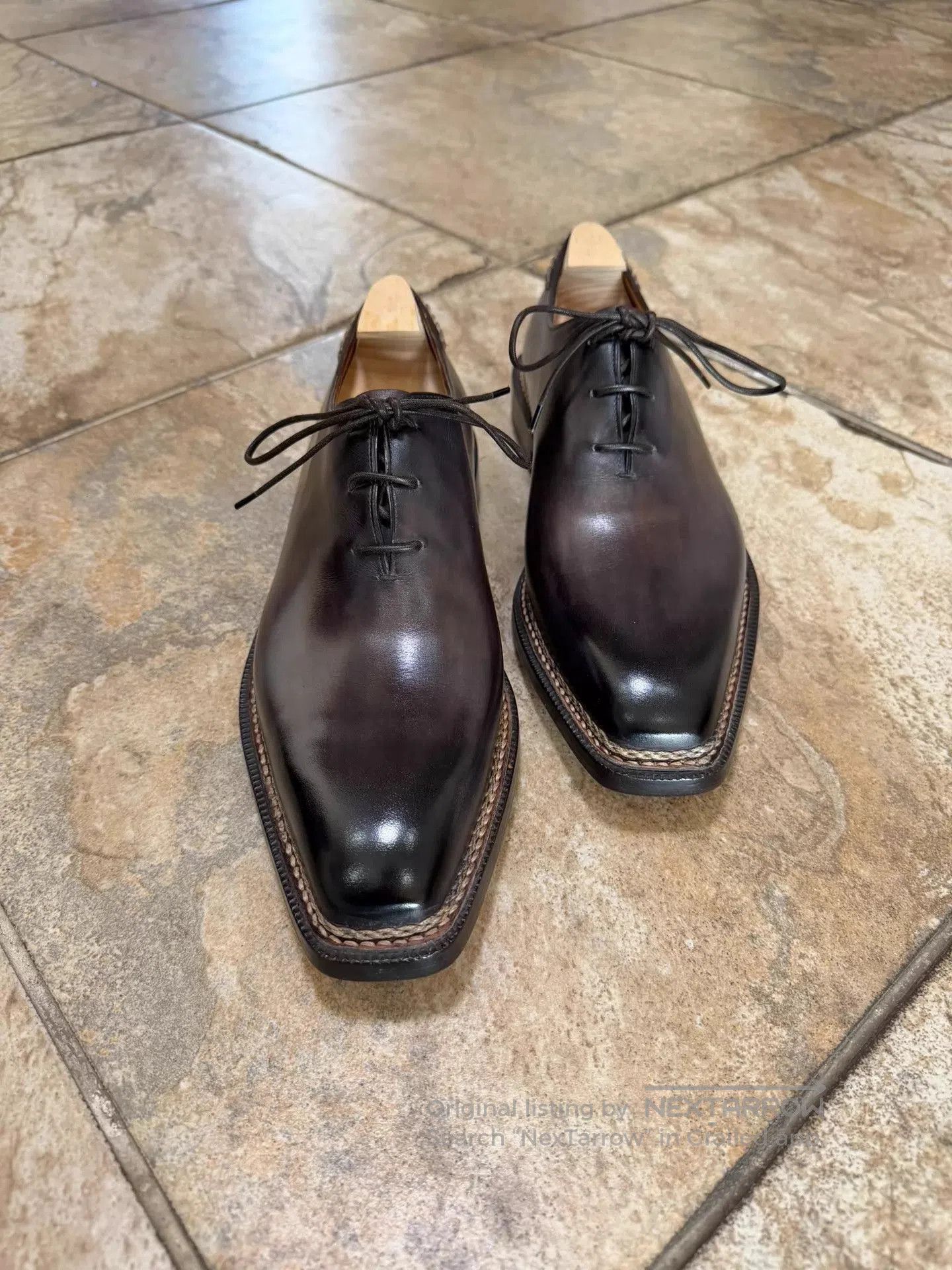 Berluti Black Formal Leather Lace-Up Shoes Size 9.5. Size US 9.5 / EU 42-43 - 2 Thumbnail