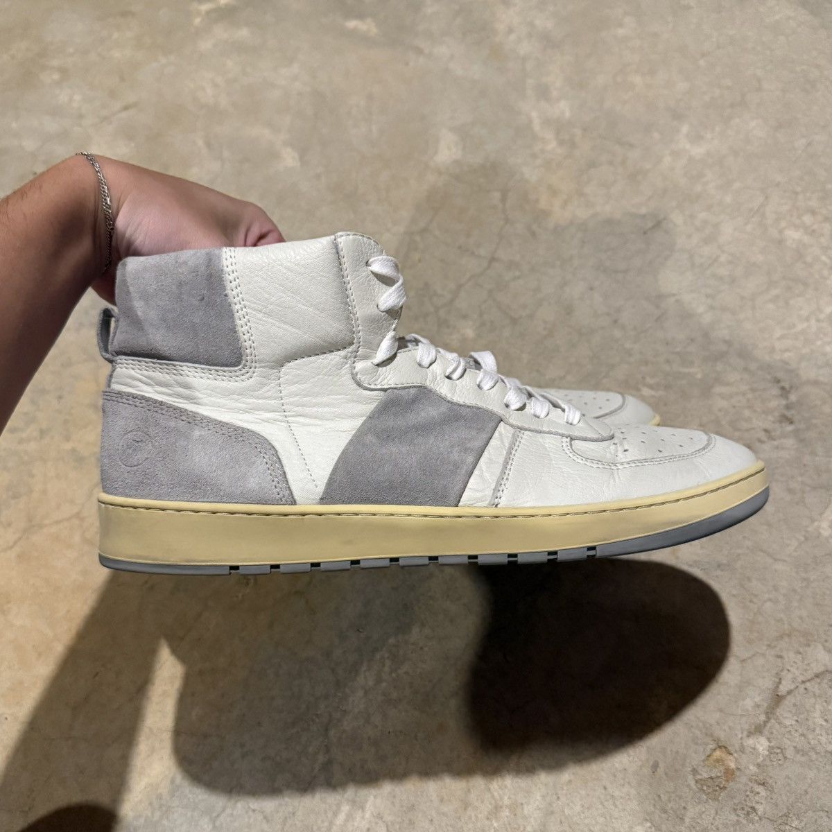 Collegium Collegium Pillar Destroyer High Platinum Suede US 13 Size US 13 / EU 46 - 7 Thumbnail