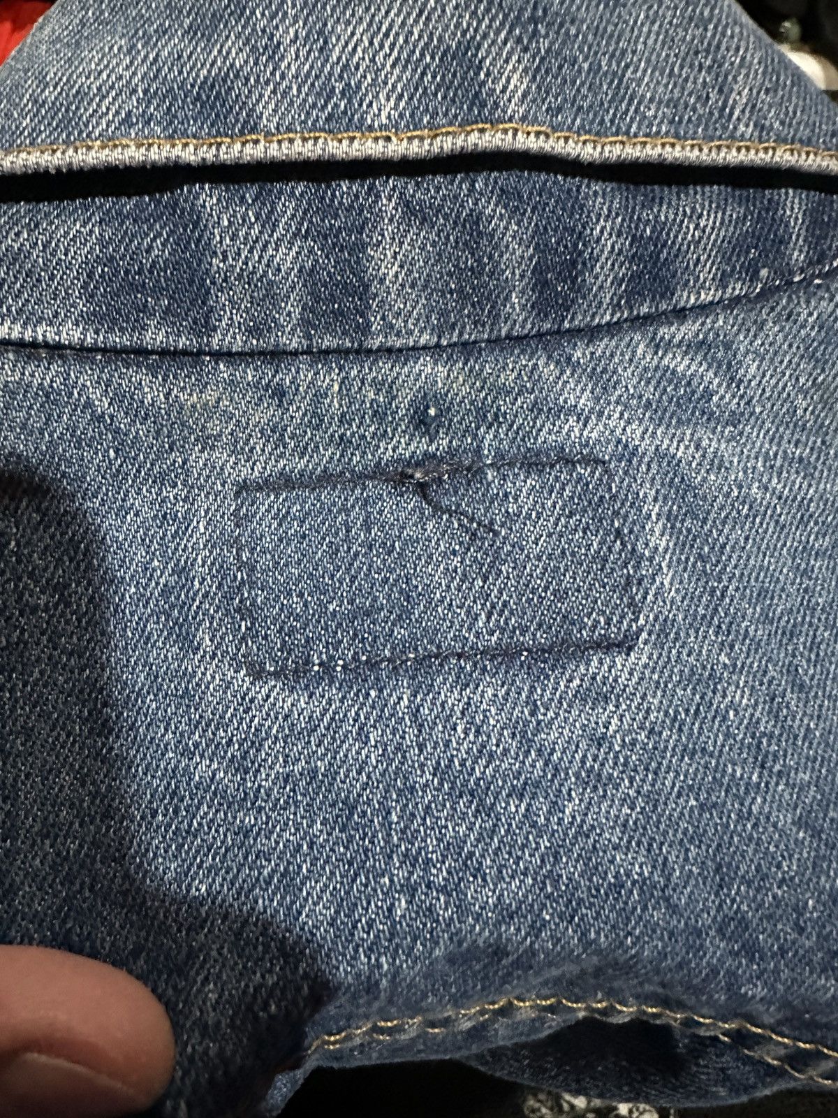 Levi's × Vintage Vintage 80s Levis Blue Denim Jean Trucker Jacket Made in USA Size US S / EU 44-46 / 1 - 7 Thumbnail