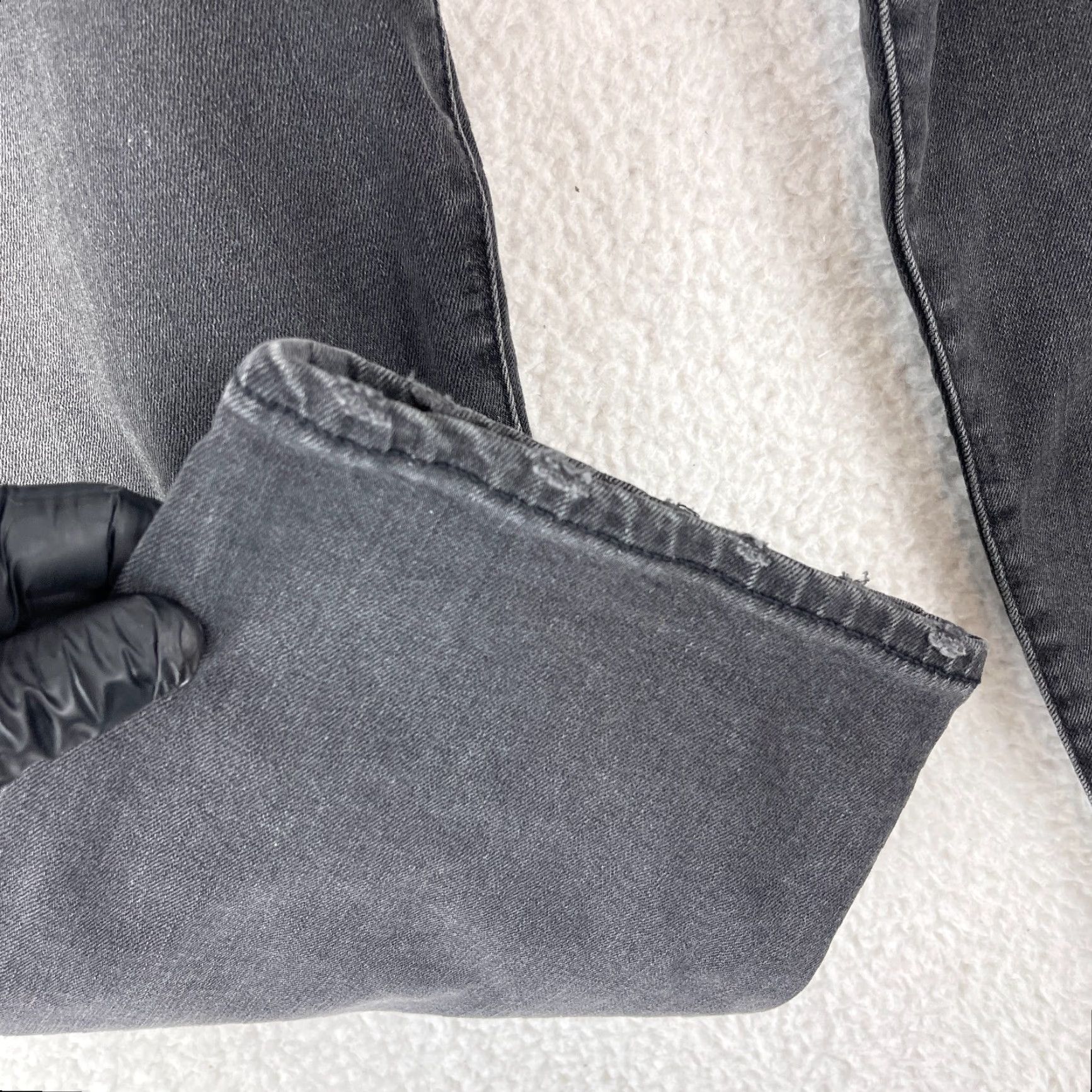 Madewell Madewell The Mom Jeans Womens Size 36 Black Denim High-Rise Casual Stretch Button Zip 5-Pocket Pre-Owned 90s Bohemian Preppy Mens/Womens Size 25" / US 0 / IT 36 - 7 Thumbnail