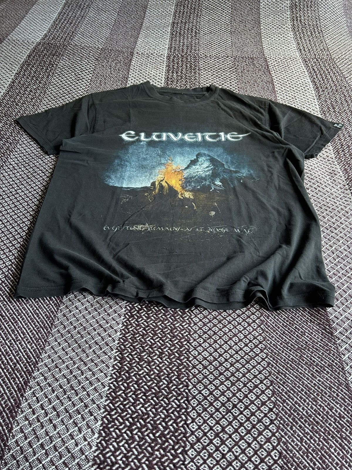 Band Tees × Vintage Vintage Eluveitie Graphic Print Merch T-Shirt Poem Y2K Style Size US L / EU 52-54 / 3 - 3 Thumbnail