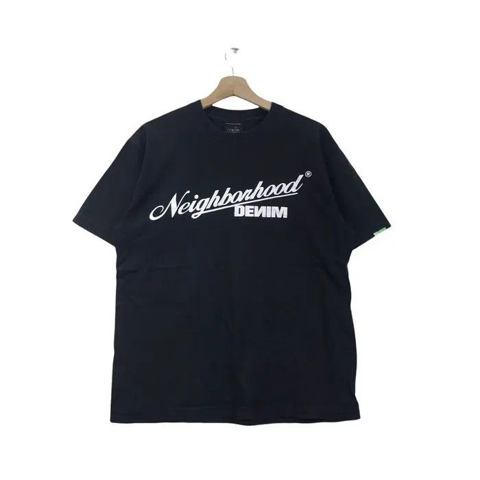 Neighborhood Vtg NEIGHBOURHOOD DENIM JAPAN 2002 Collection Tee Shirt Size US M / EU 48-50 / 2 - 1 Thumbnail