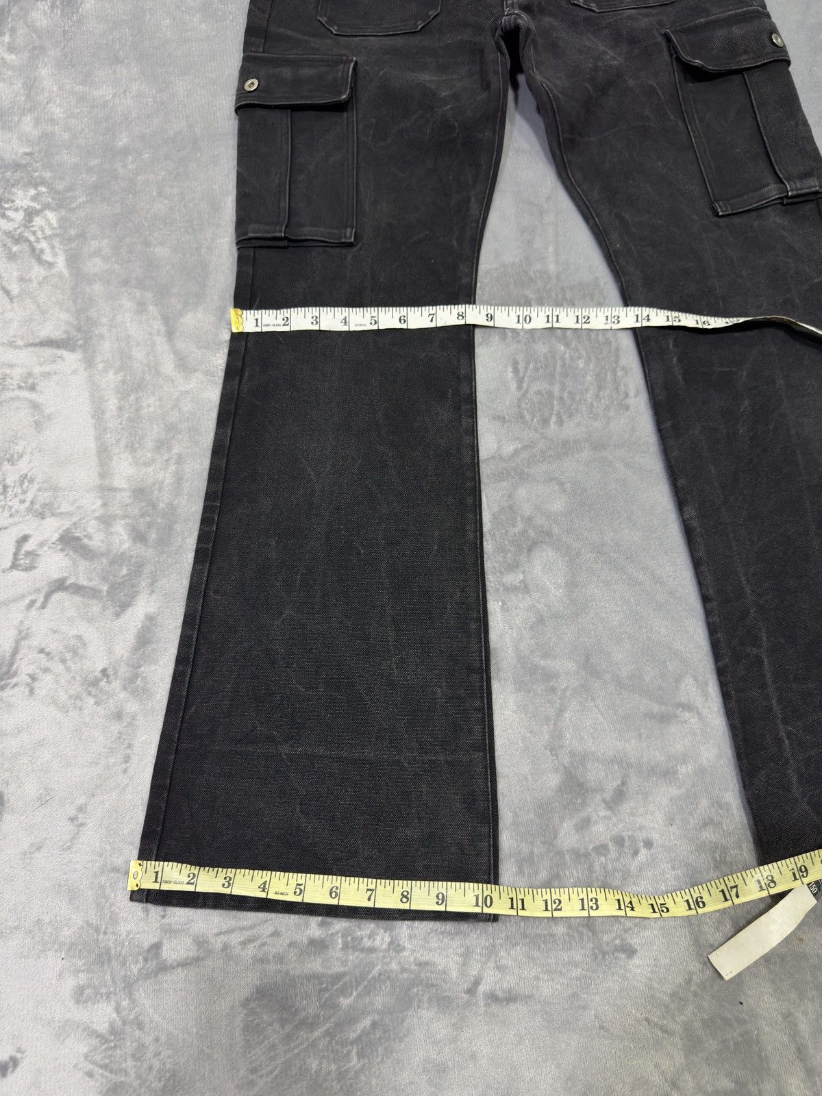 Exodus Japanese brand X Exodus multipocket flare canvas jeans Size US 30 / EU 46 - 13 Thumbnail