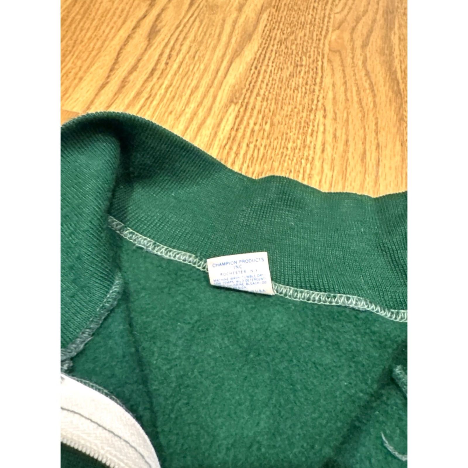 Champion VINTAGE Champion Track Jacket Mens XL 70s Blue Zip Up Bar Tag Green Vtg Size US XL / EU 56 / 4 - 5 Thumbnail