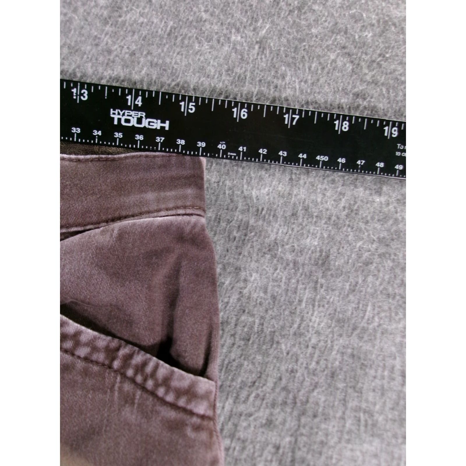 Lee Lee Pants Women 10 Petite Brown Chino Straight Leg Office Casual Comfortable Waistband 28in Inseam Womens Petite Brown Lee Pant 10P Size 32" / US 10 / IT 46 - 4 Thumbnail