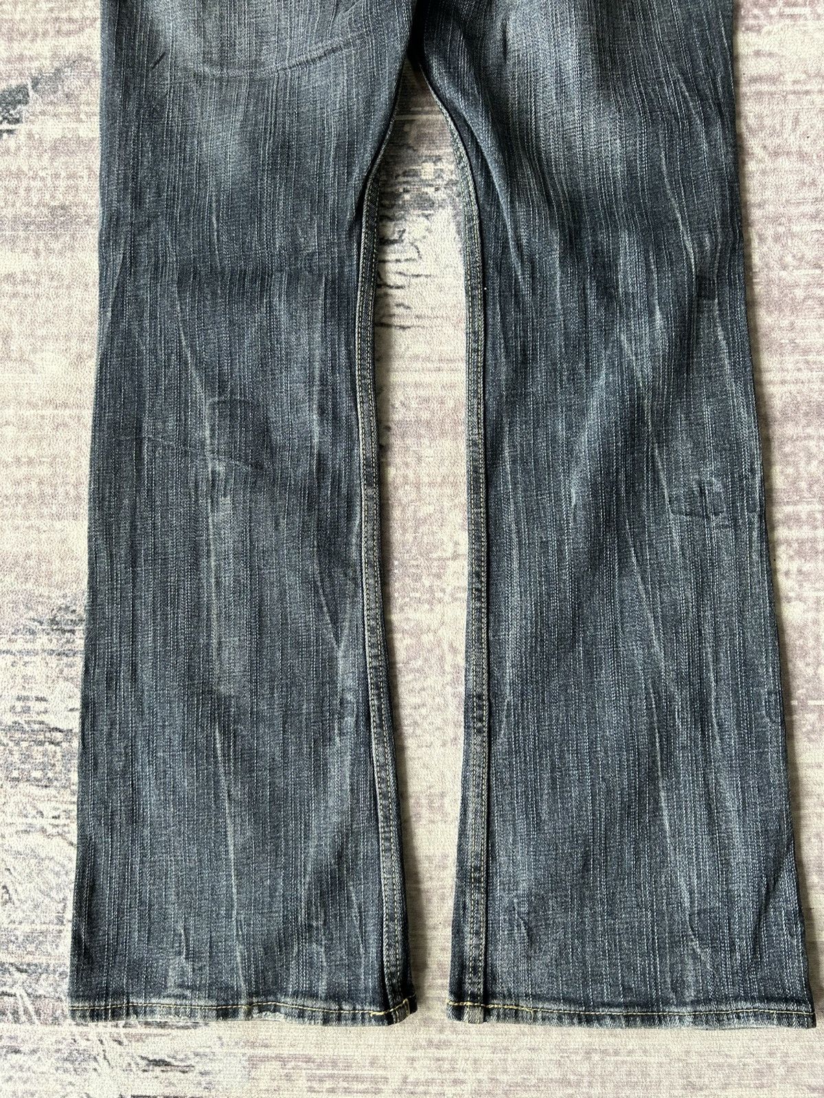 Japanese Brand Oririn Rabbit Flared Jeans Size 32" / US 10 / IT 46 - 10 Thumbnail