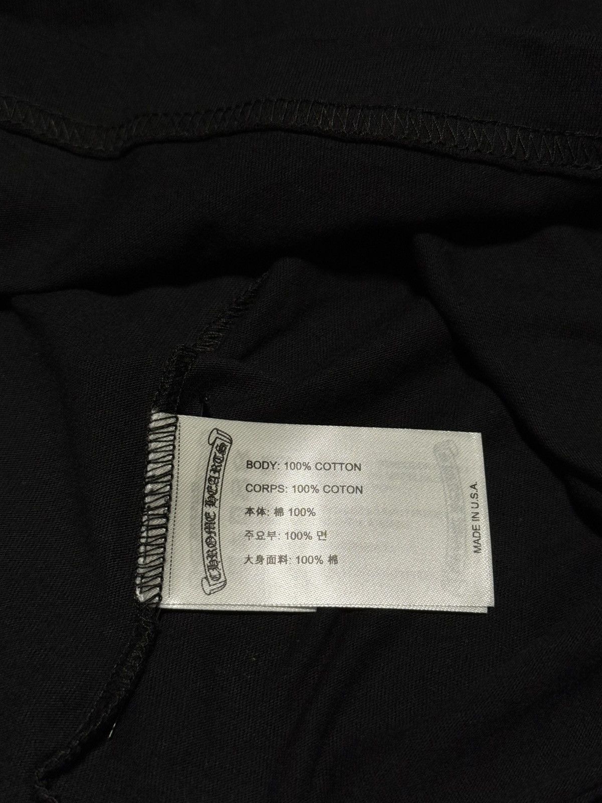Chrome Hearts Chrome Hearts Black Cemetery Cross Long Sleeve Size US L / EU 52-54 / 3 - 7 Thumbnail