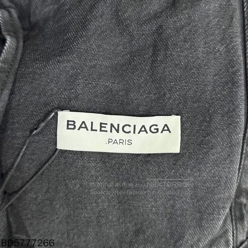 Balenciaga Balenciaga Black denim jacket Size XS / US 0-2 / IT 36-38 - 4 Thumbnail