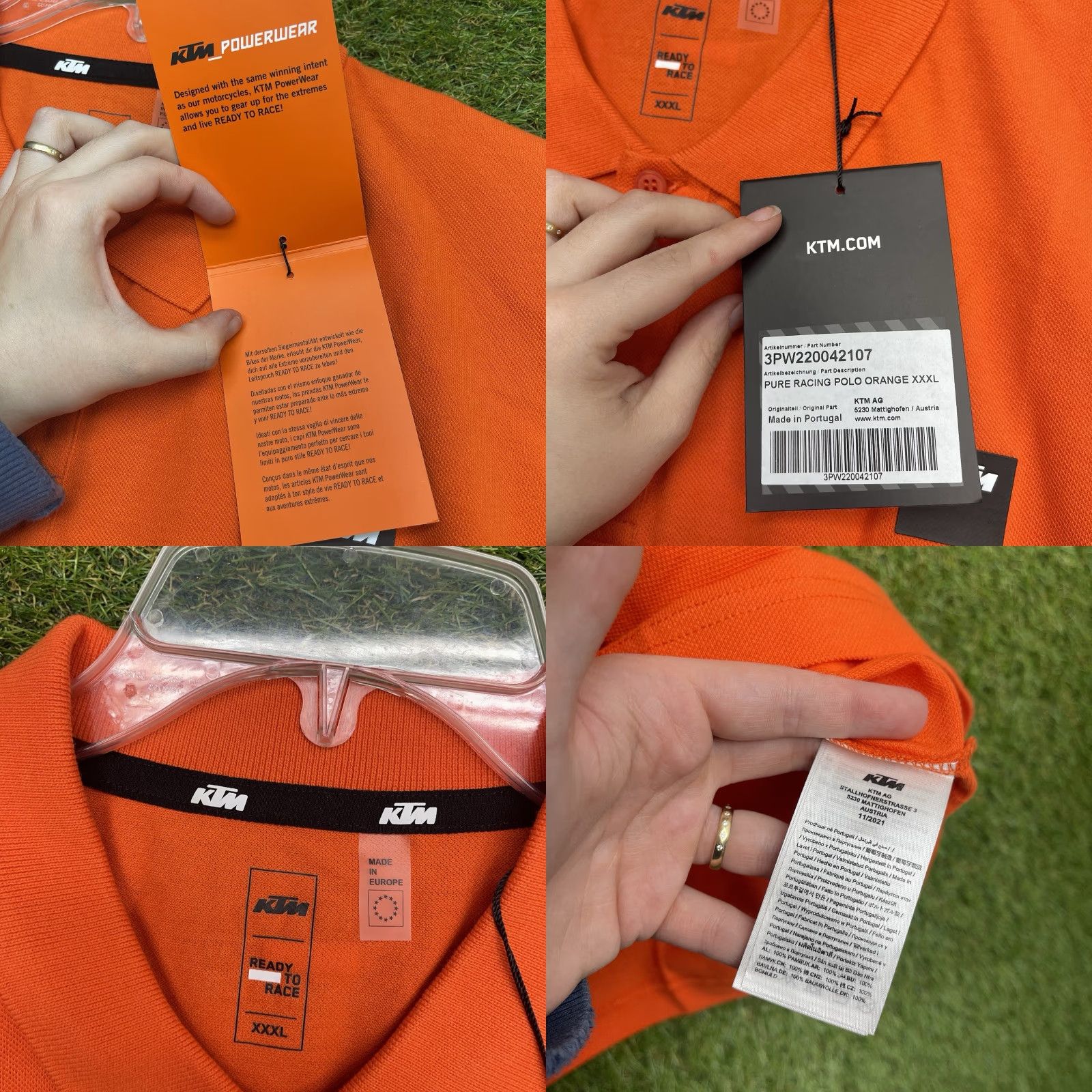 Vintage KTM Racing Shirt Mens 3XL Orange Polo Racing Team Performance Stretch Casual Shirt Size US XXL / EU 58 / 5 - 8 Thumbnail