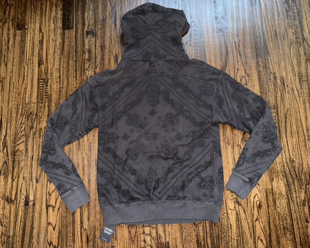Rhude Rhude Paisley Monogram Hoodie Vintage Black Size Medium Size US M / EU 48-50 / 2 - 4 Thumbnail