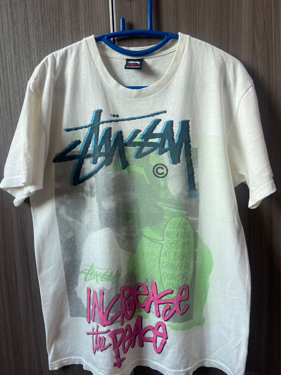 White Stussy Stussy Increase The Peace T Shirt Shop Stussy