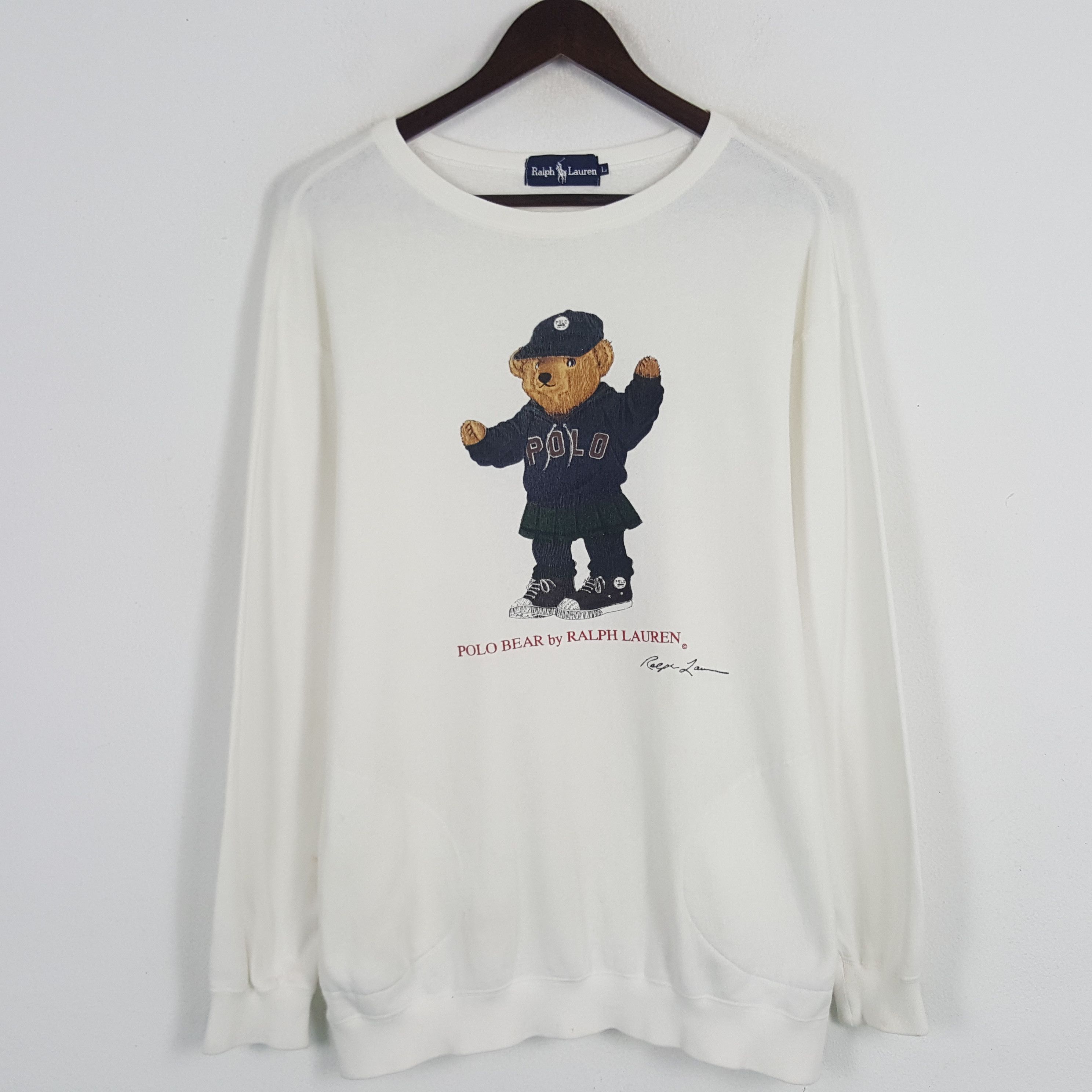 Ralph Lauren × Vintage Vintage Ralph Lauren Sweatshirt Size US L / EU 52-54 / 3 - 1 Thumbnail