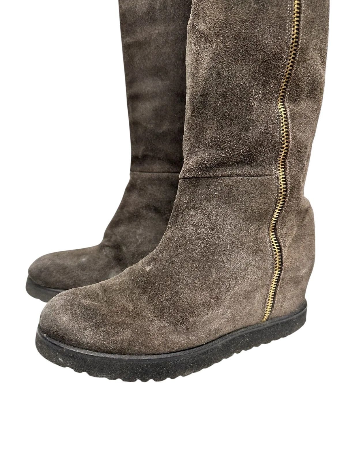 Issey Miyake Isabel Marant Leather Brown high Boots Vintage AS 98 JAPAN Size US 8 / IT 38 - 5 Thumbnail