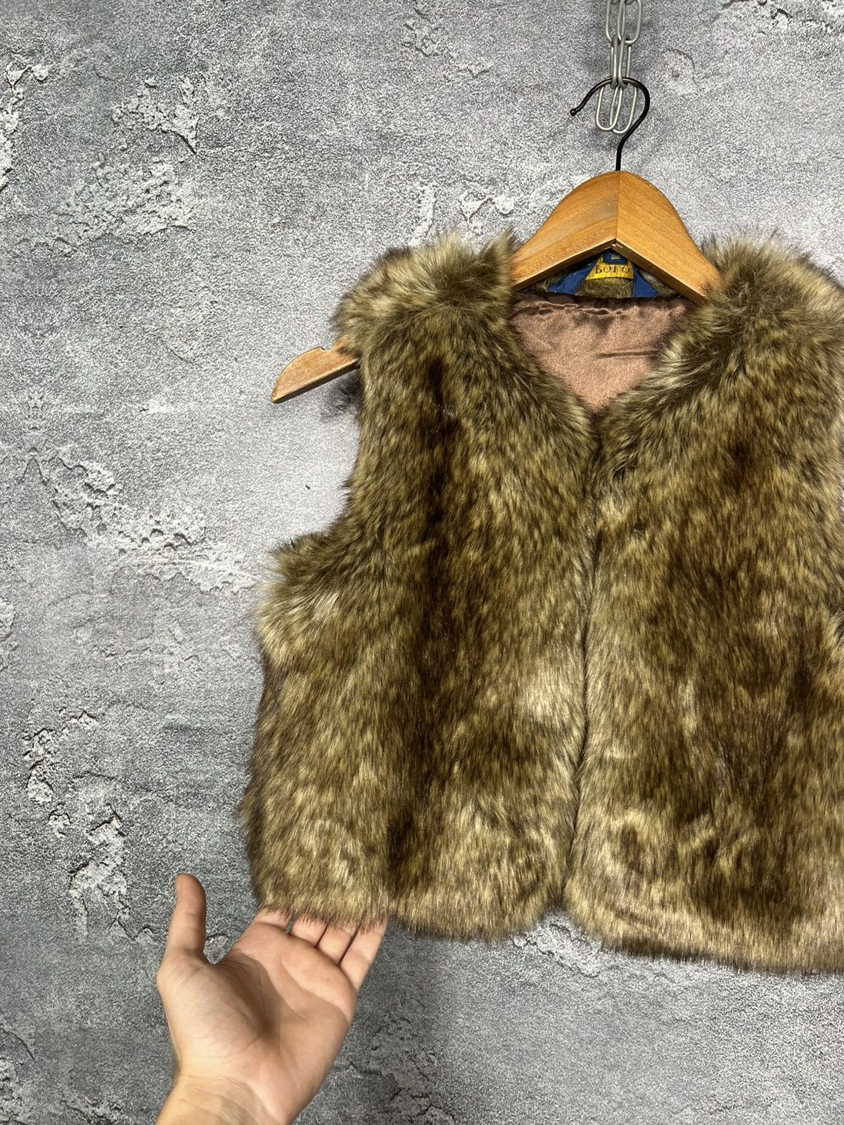 Polo Ralph Lauren Rare Ralph Lauren Y2K Hype Cropped Fur Vest Size Xs Size XS / US 0-2 / IT 36-38 - 2 Thumbnail