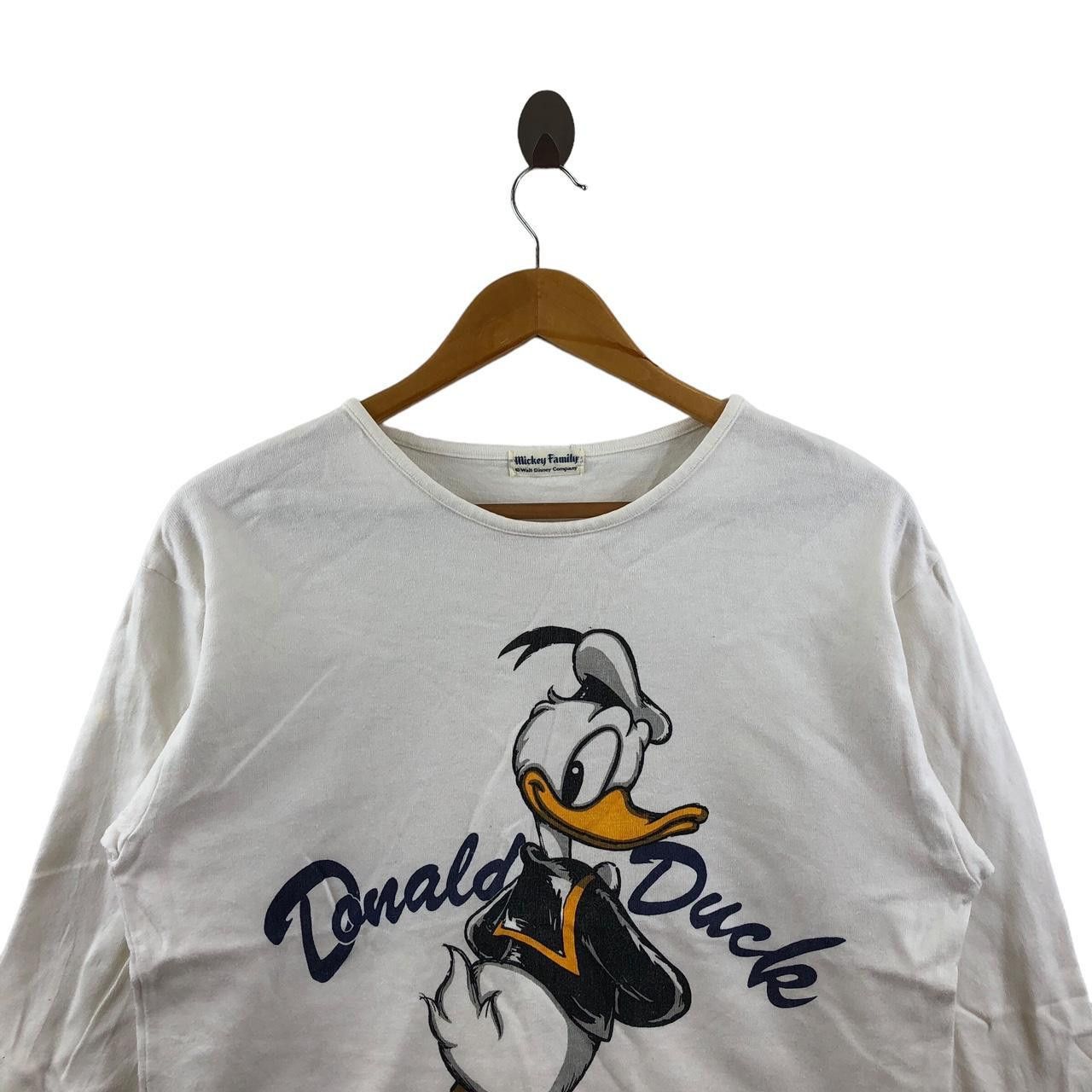 Disney Vintage 80’ DISNEY DONALD DUCK Mickey Family Sweatshirt Size M / US 6-8 / IT 42-44 - 3 Thumbnail