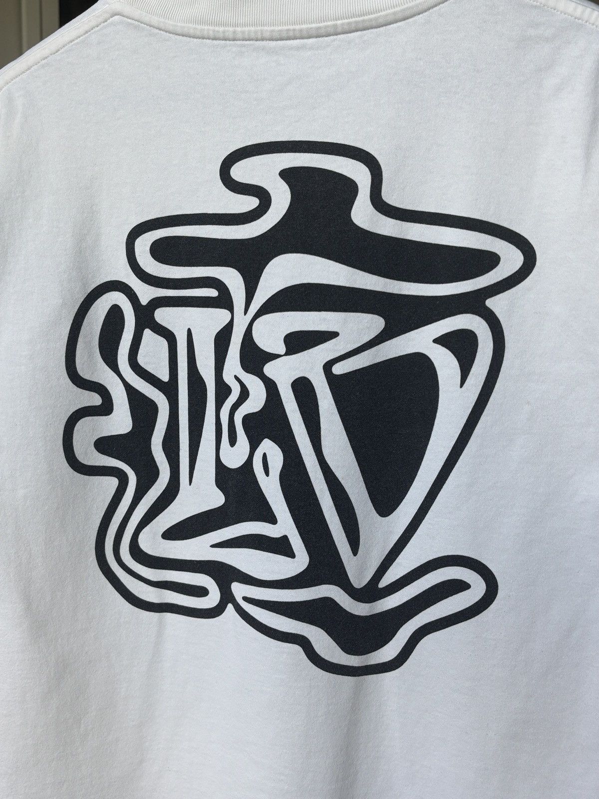 Louis Vuitton VIRGIL ABLOH - SMOKE WAVE LOGO TEE WHITE Size US L / EU 52-54 / 3 - 6 Thumbnail