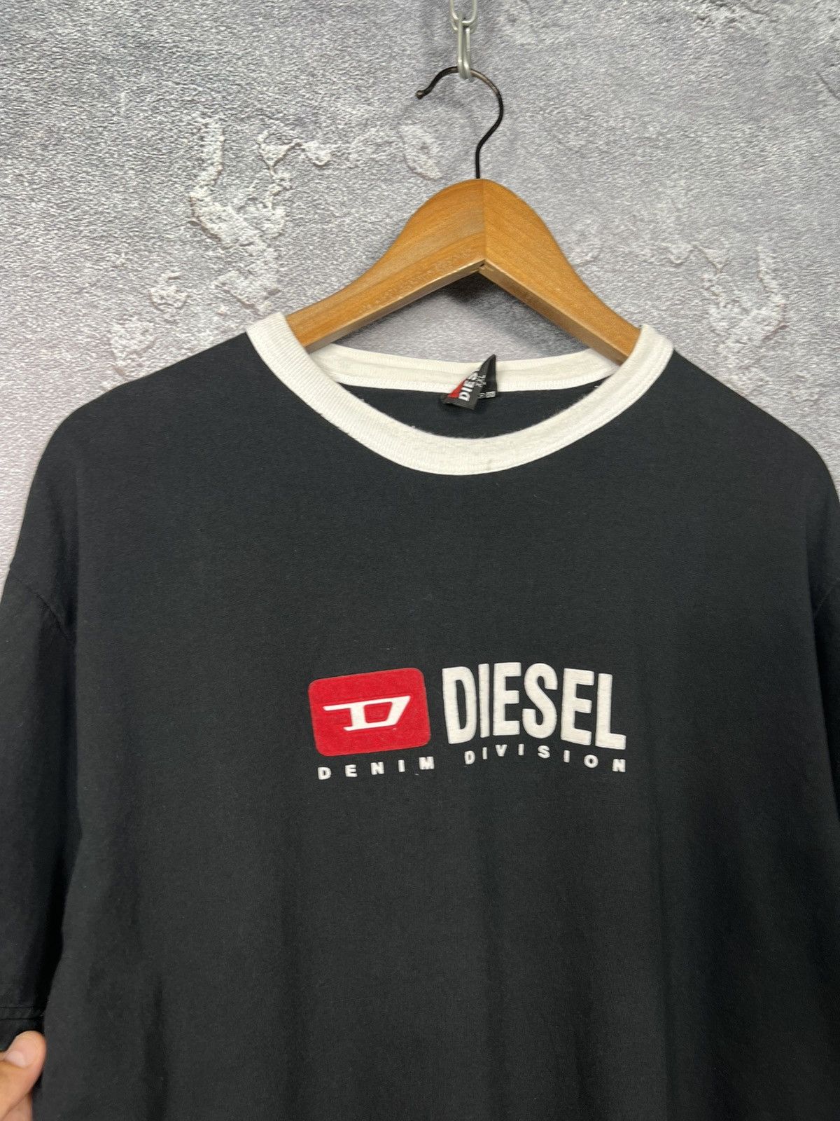 Diesel Vintage Diesel Big Logo T-shirt Tee Size US XL / EU 56 / 4 - 3 Thumbnail
