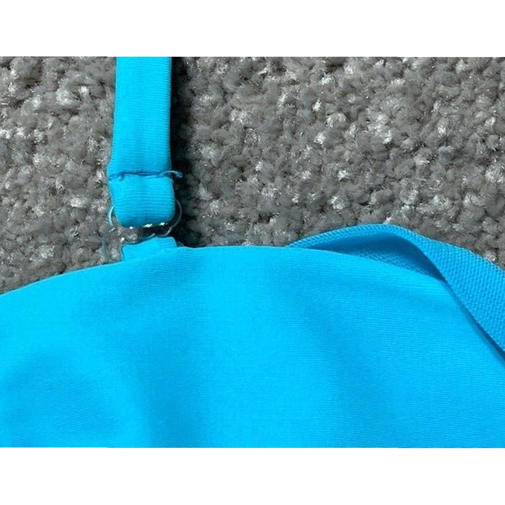 Vintage Smoothies Bikini 2 Piece Swimwear S Halter Padded Classic Pool Beach Tropical Beach Womens Bikini Set Halter Bandeau Nylon Spandex Size ONE SIZE - 3 Thumbnail