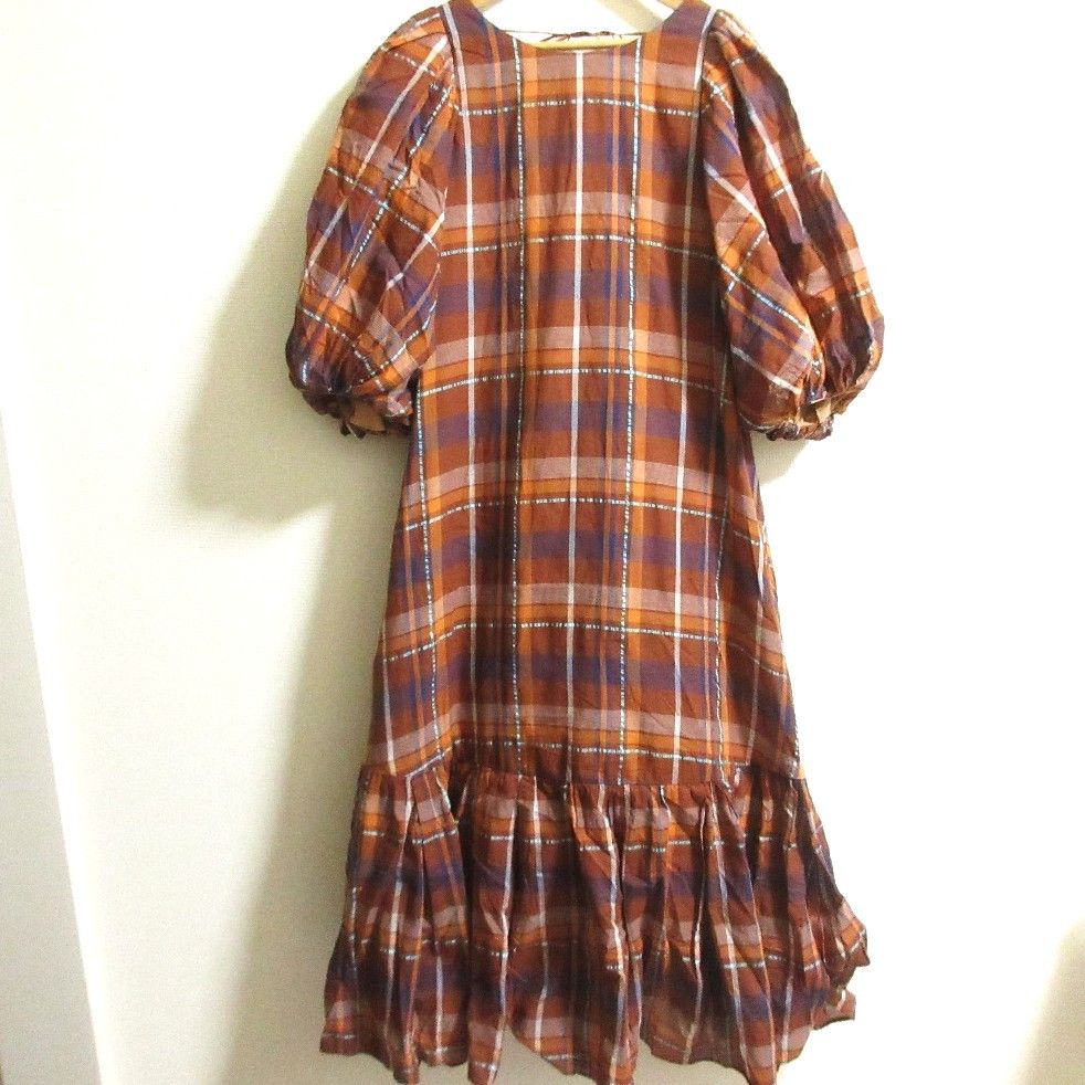 Other Other Uhr Check Dress Cotton Dresses 22SSUhr-OP266EX DUTY FREE for USA Size ONE SIZE - 1 Thumbnail