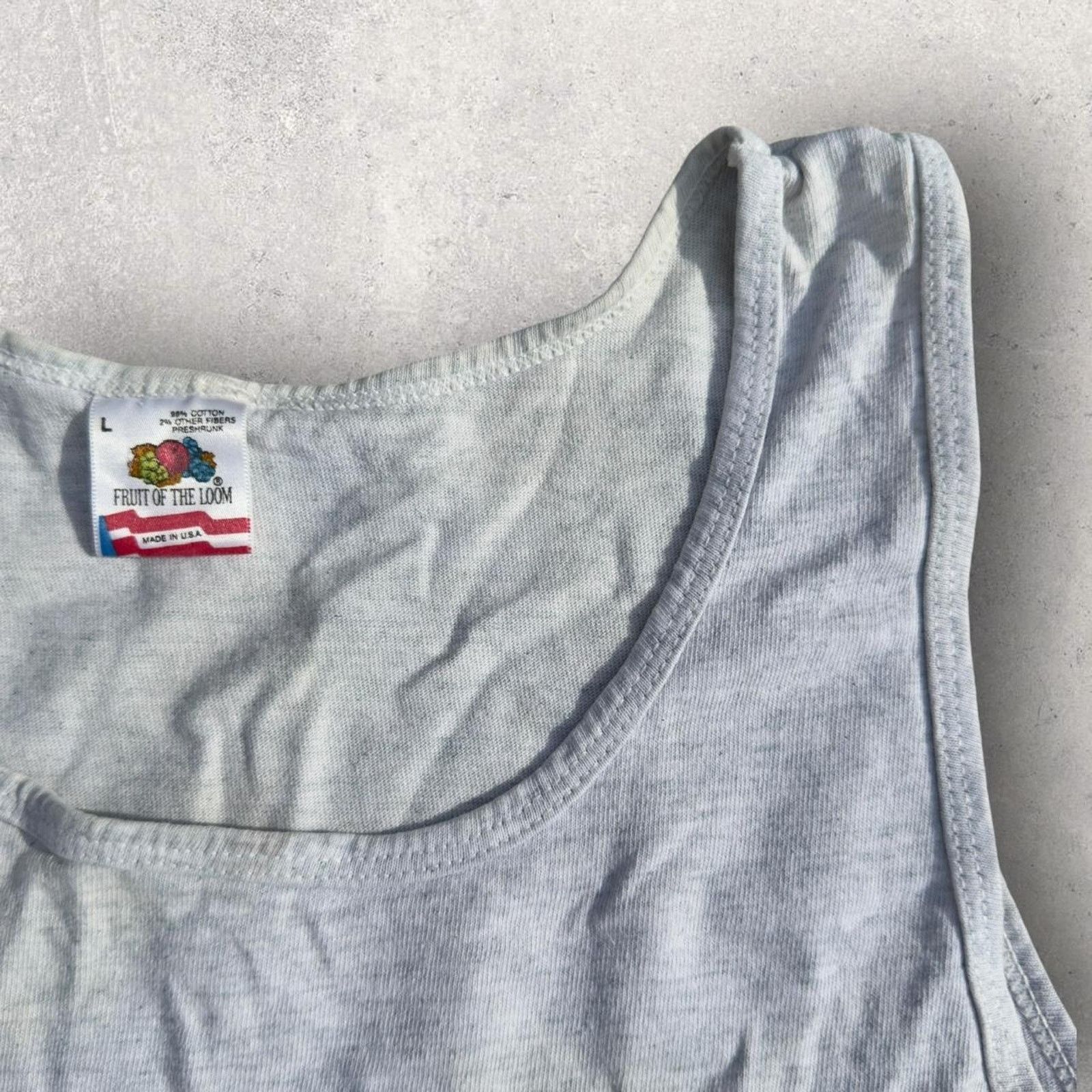 Fruit Of The Loom × Vintage 90’s single stitch Wisconsin Dells Noah’s Ark Tank Size US L / EU 52-54 / 3 - 6 Thumbnail