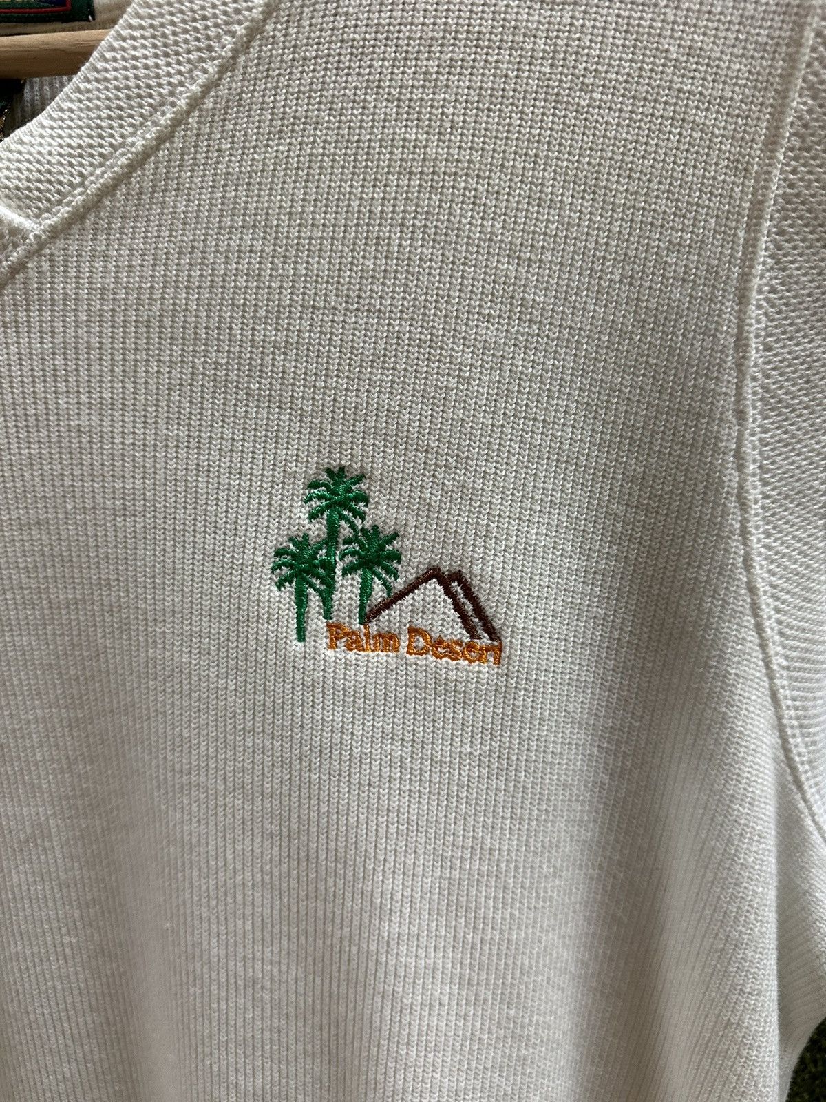 Vintage Vintage Palm Dessert Sweater Vest Size XL Size XL / US 12-14 / IT 48-50 - 4 Thumbnail