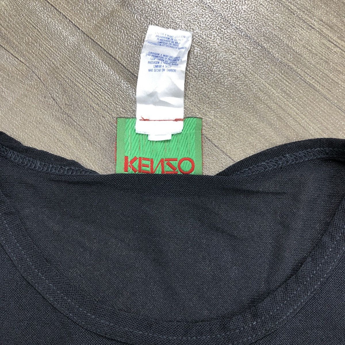 Japanese Brand × Kenzo × Vintage Vintage Kenzo Jungle Art Designer Transparent Tee Size M / US 6-8 / IT 42-44 - 9 Thumbnail