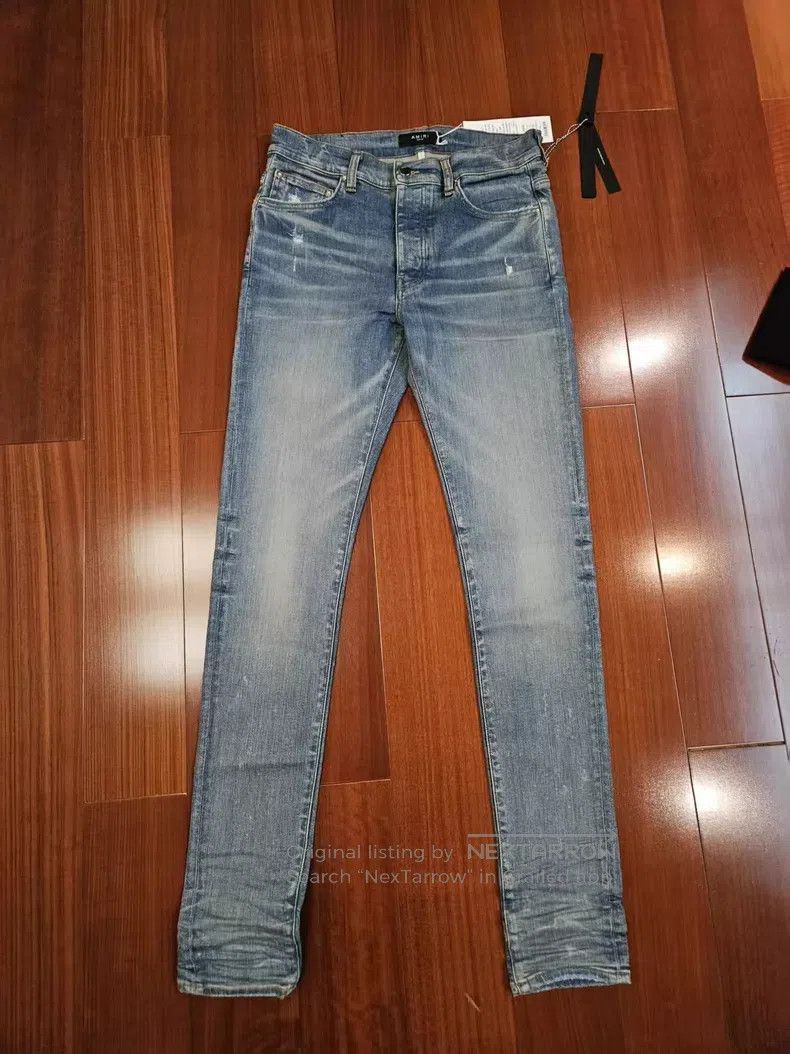 Amiri Amiri Classic basic washed blue denim jeans size 32 Size US 32 / EU 48 - 1 Thumbnail