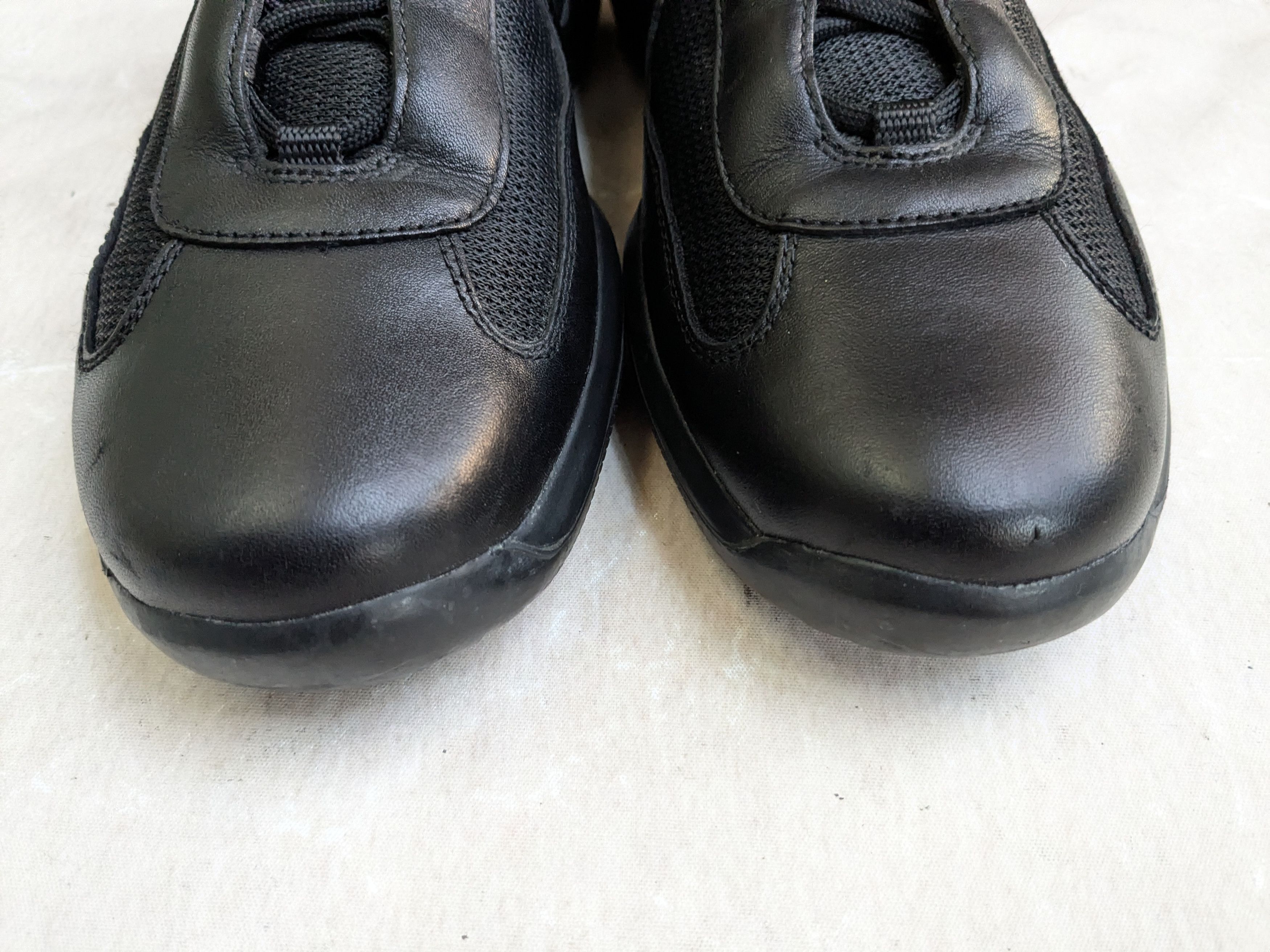Prada Prada America's Cup Black Red 9 Leather Low Tops Size US 9 / EU 42 - 2 Thumbnail