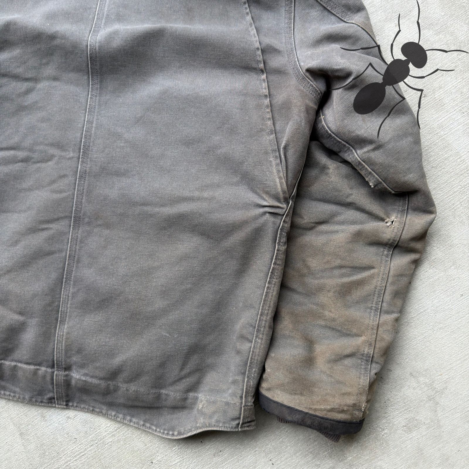 Carhartt × Vintage Carhartt J284 GVL gray button up work wear jacket Size US M / EU 48-50 / 2 - 8 Thumbnail