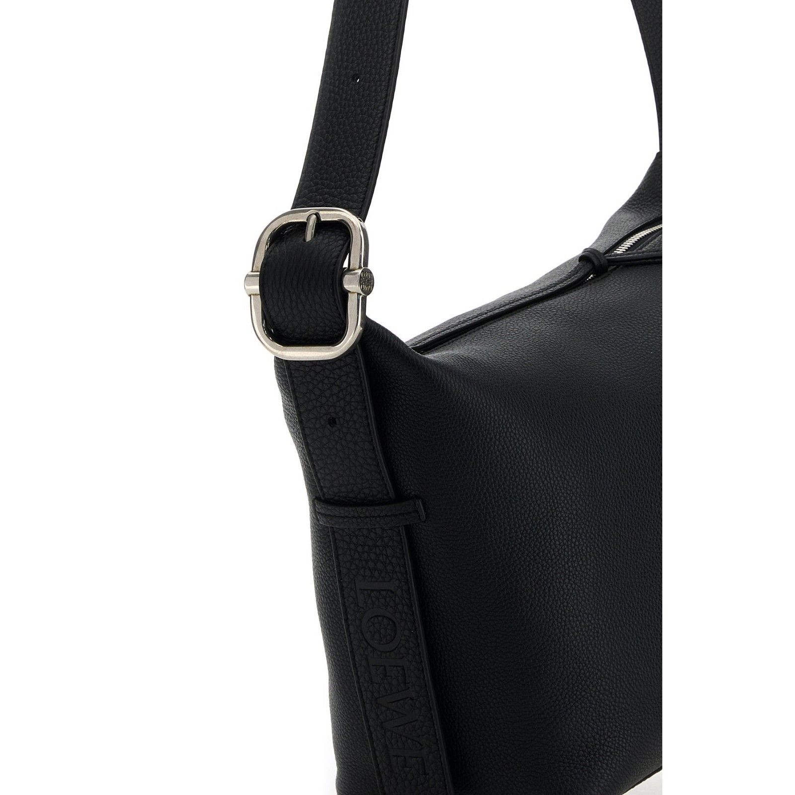 Loewe LOEWE Loop Black Leather Shoulder Bag New & Authentic Size ONE SIZE - 4 Thumbnail