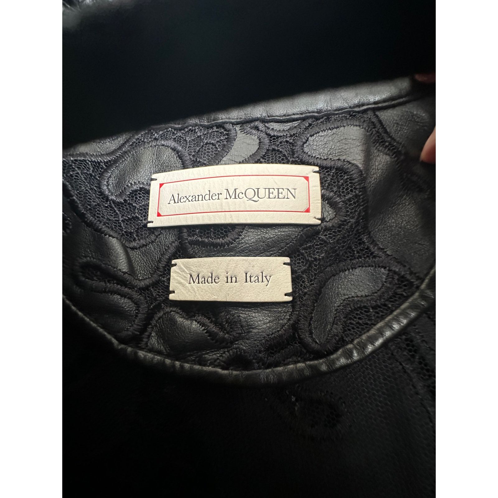 Alexander McQueen Alexander McQueen Black Leather Lace Belted Trench Coat 14 Size XL / US 12-14 / IT 48-50 - 13 Thumbnail