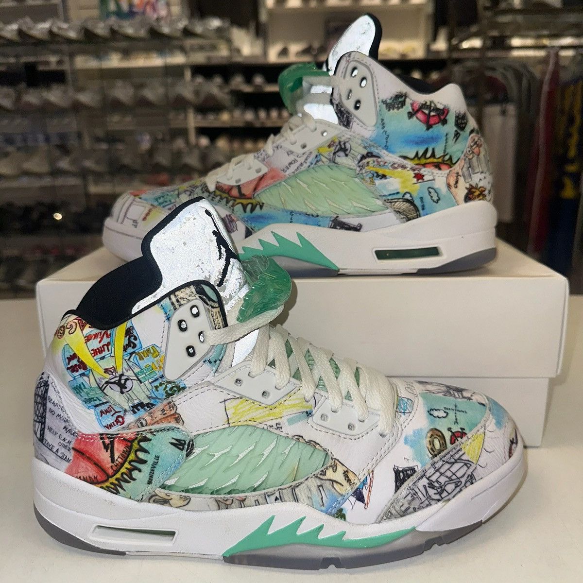 Jordan Brand × Nike Size 8 - Jordan 5 Retro Wings 2018 - AV2405-900 Size US 8 / EU 41 - 1 Thumbnail