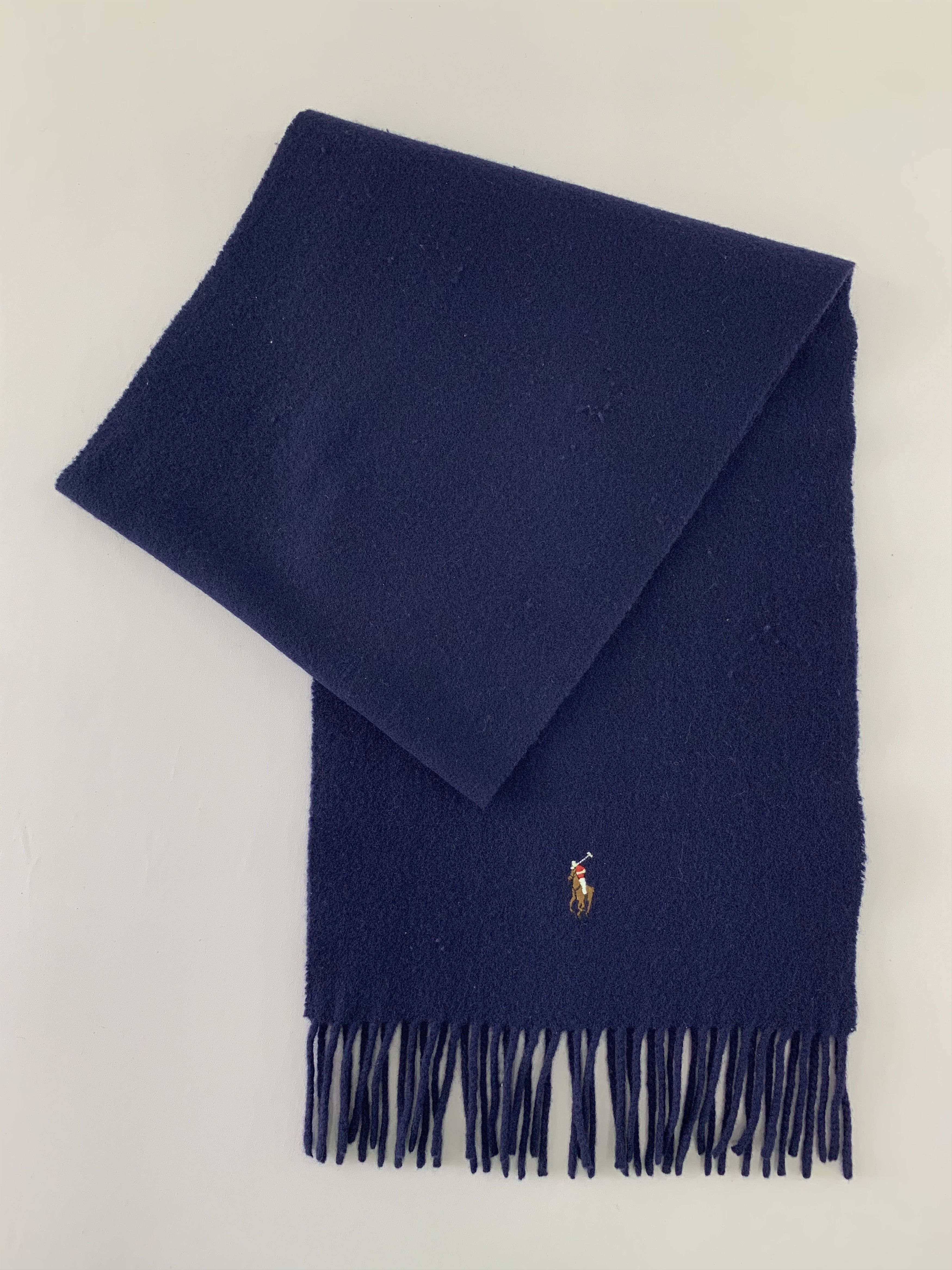 Polo Ralph Lauren Polo Ralph Lauren Scarf Wool Muffler Neck Wrap BL4158 Size ONE SIZE - 2 Thumbnail