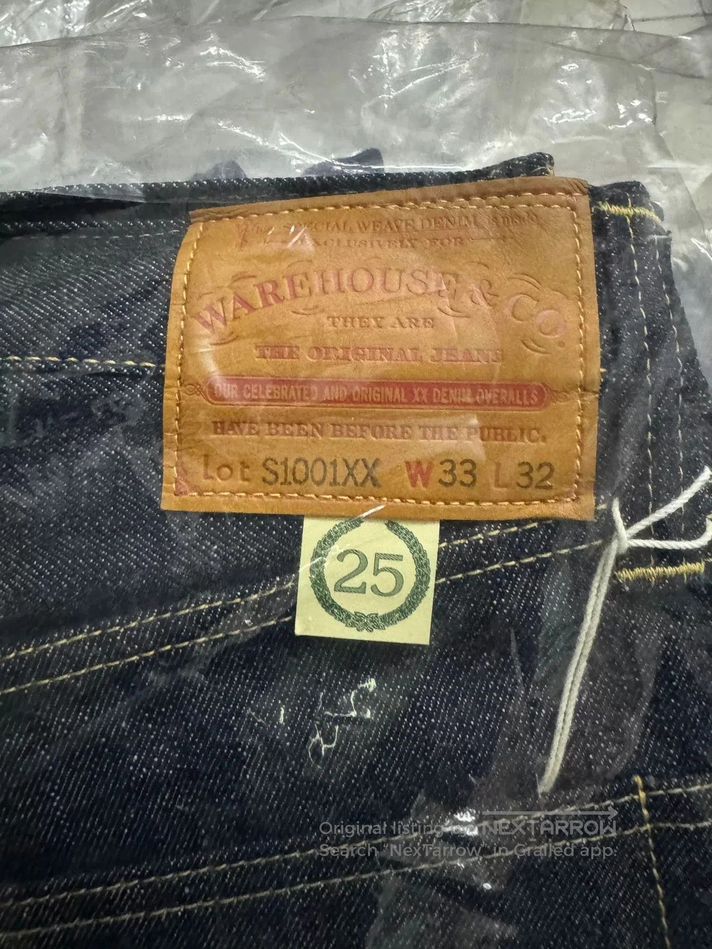 Warehouse & Co. Warehouse W1001XX Denim Jeans for Sale. Size US 34 / EU 50 - 2 Thumbnail