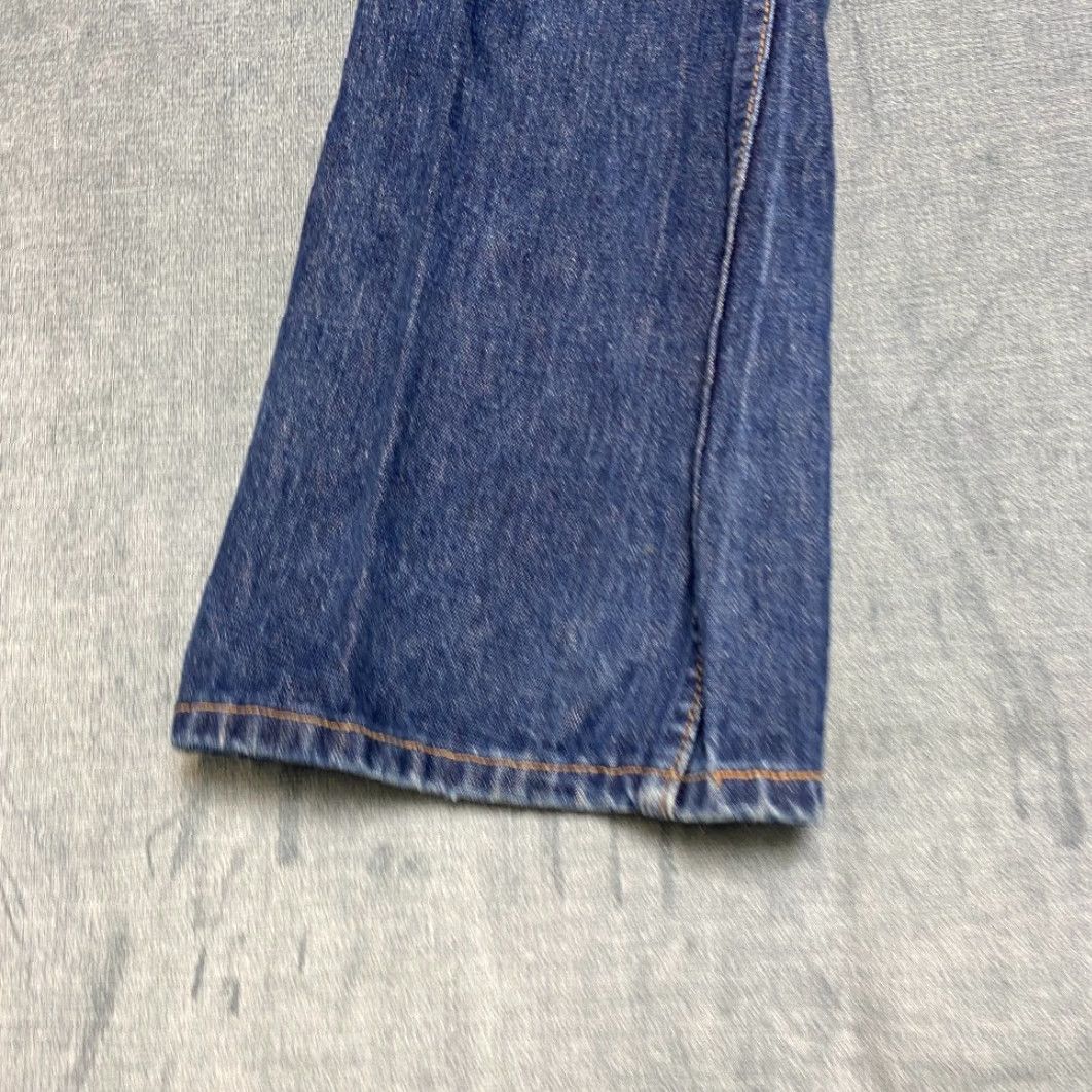 Vintage Big Smith Jeans Mens 31x28 Blue Denim All Day Comfort Outdoor Casual Bootcut Leg Jeans Size US 31 - 2 Thumbnail