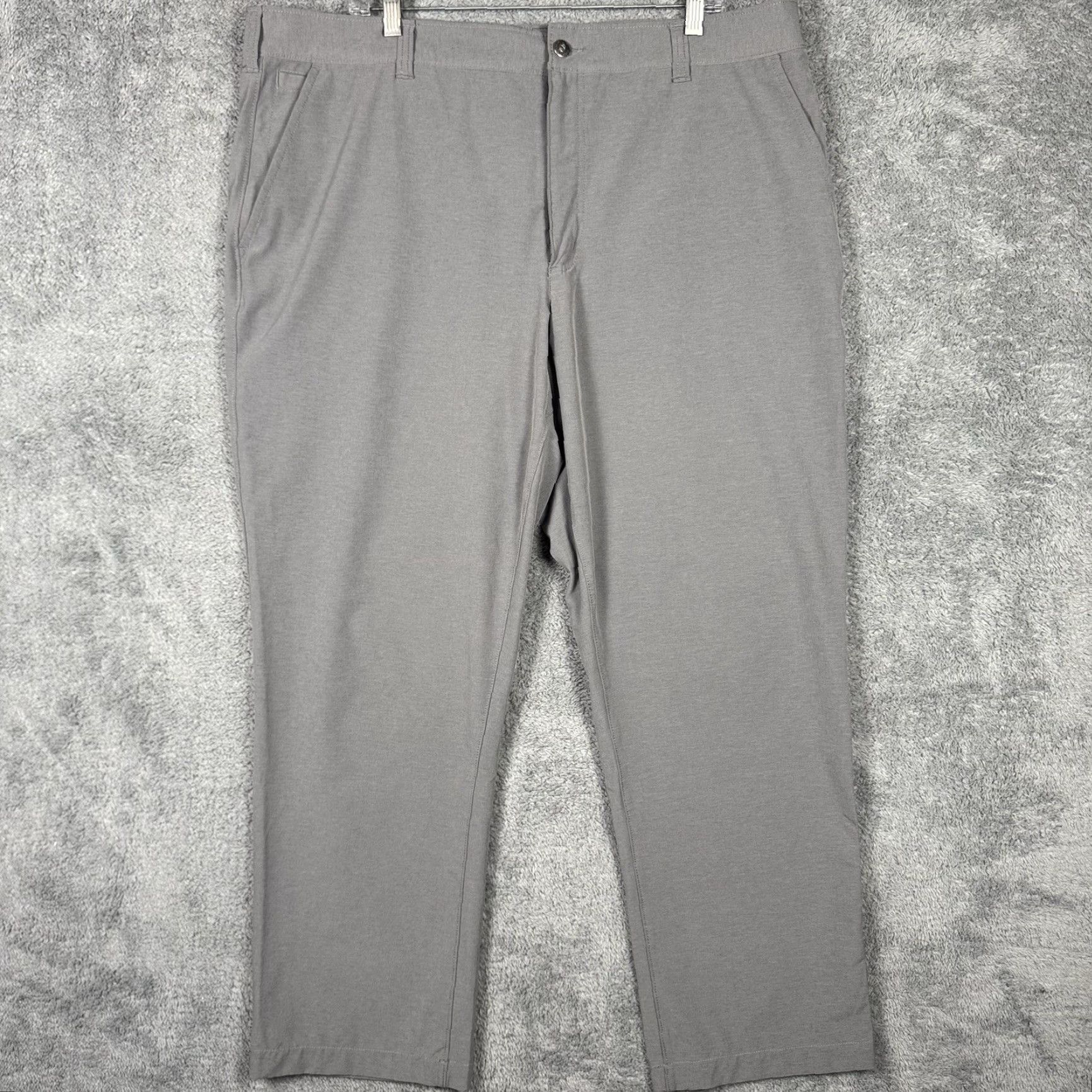 Vintage Duluth Trading Pants Mens 40x30 Gray Overachino Chino Standard Stretch Utility Shirt? Size US 40 / EU 56 - 2 Thumbnail